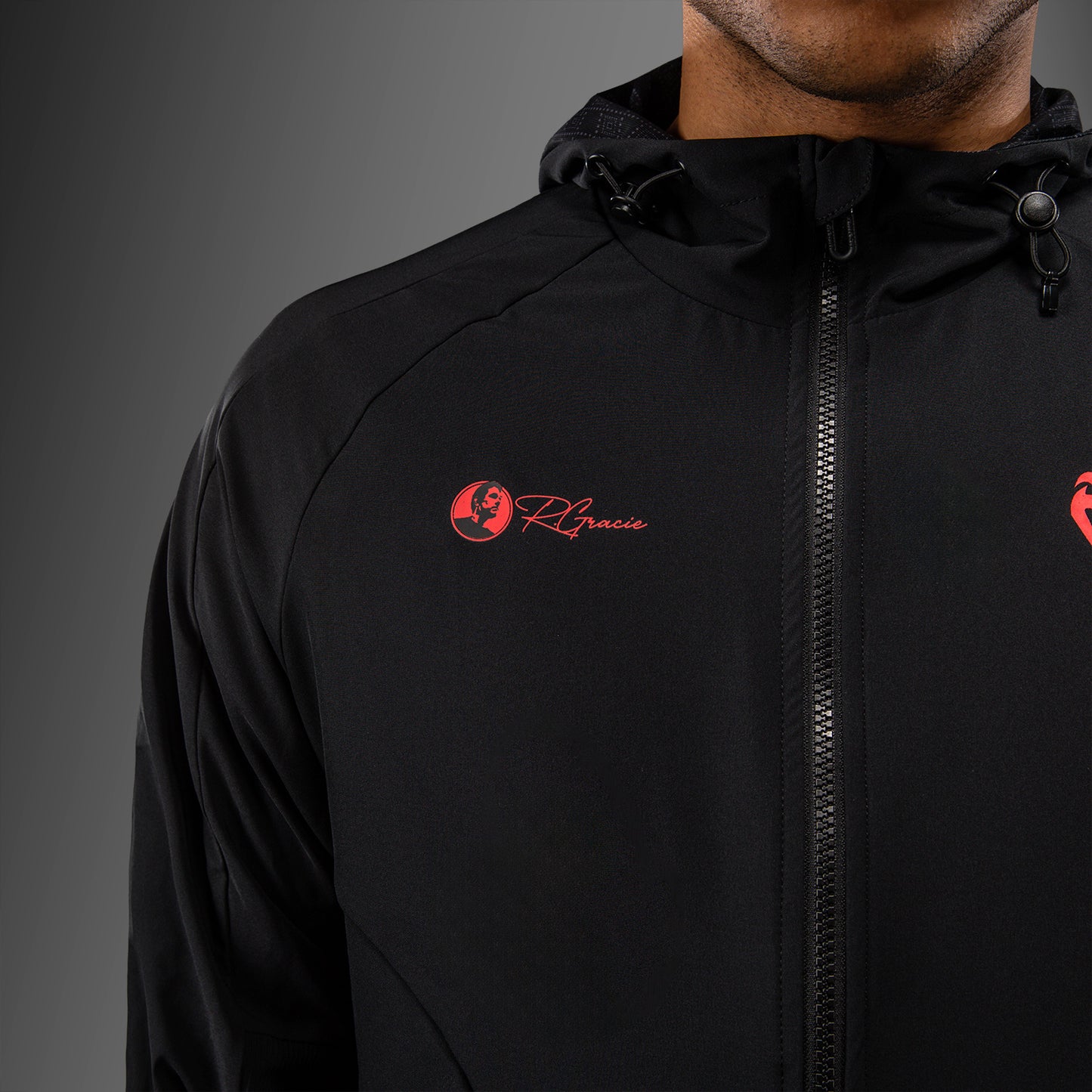 Venum x Roger Gracie Signature Jas - Zwart/Rood