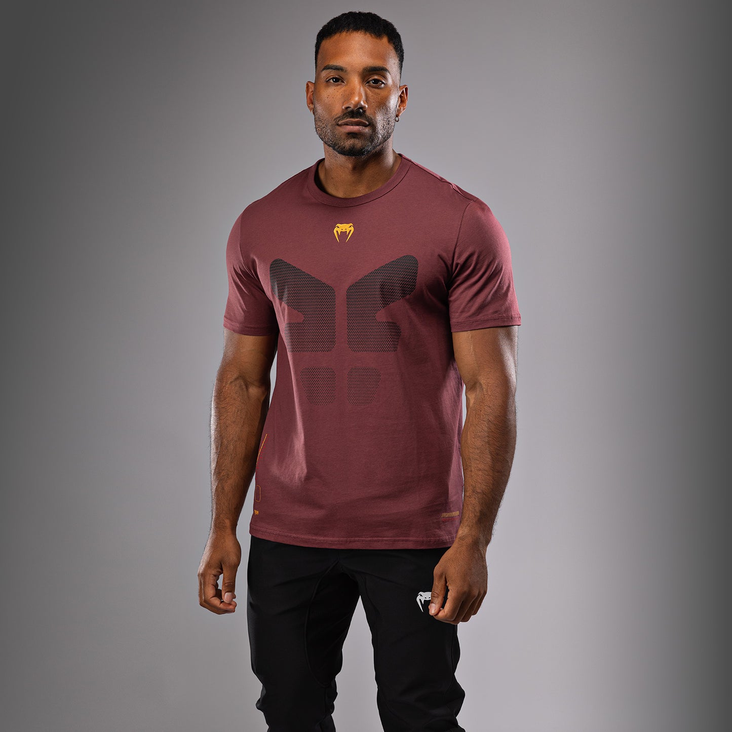 Venum Tactical XT T-shirt - Zwart/Bourgondië/Goud