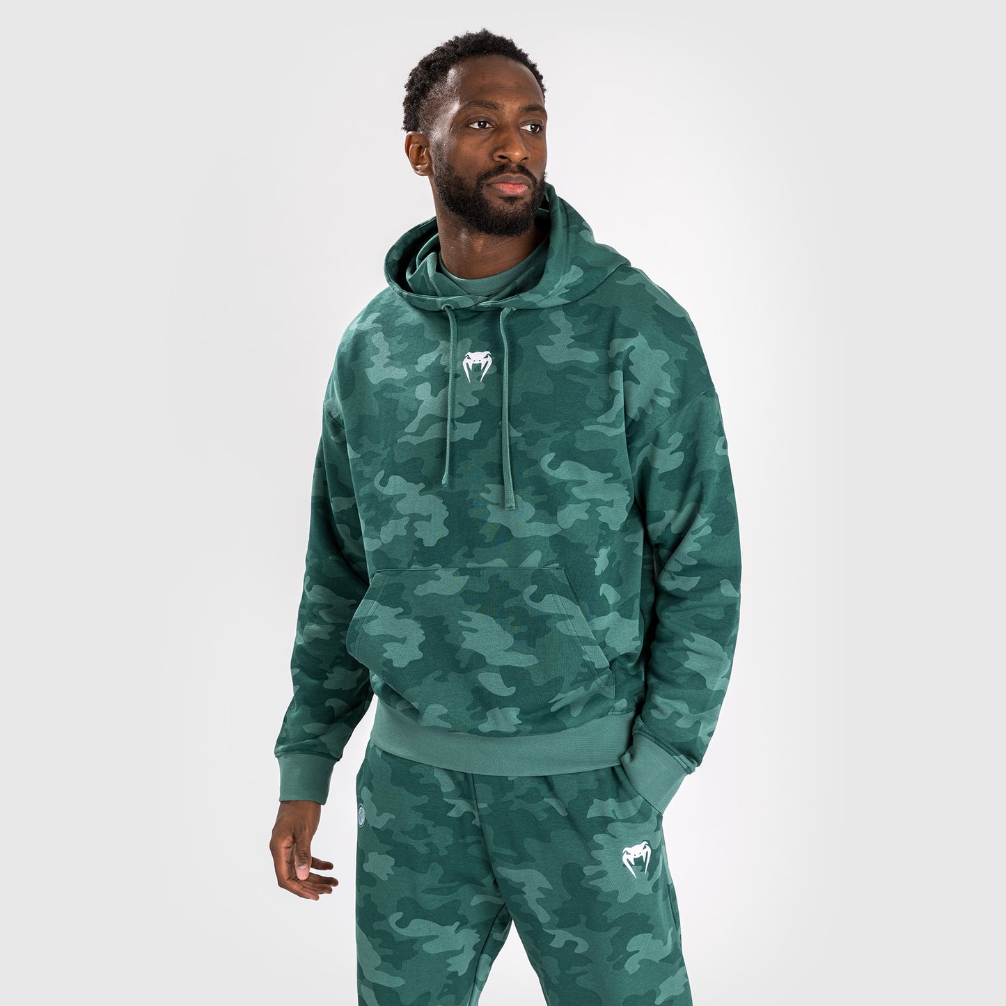 Venum Vortex XL Heren Hoodie - Turquoise Camo