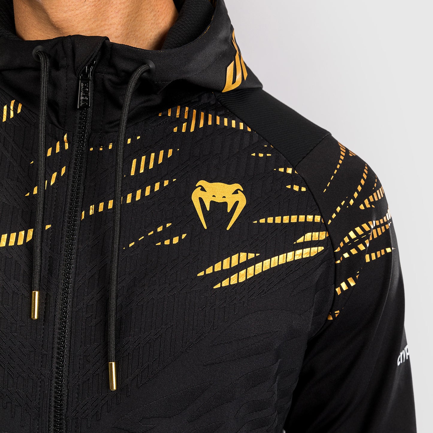 UFC Fusion by Venum Personalized Authentic Fight Night Hoodie voor Heren - Kampioen