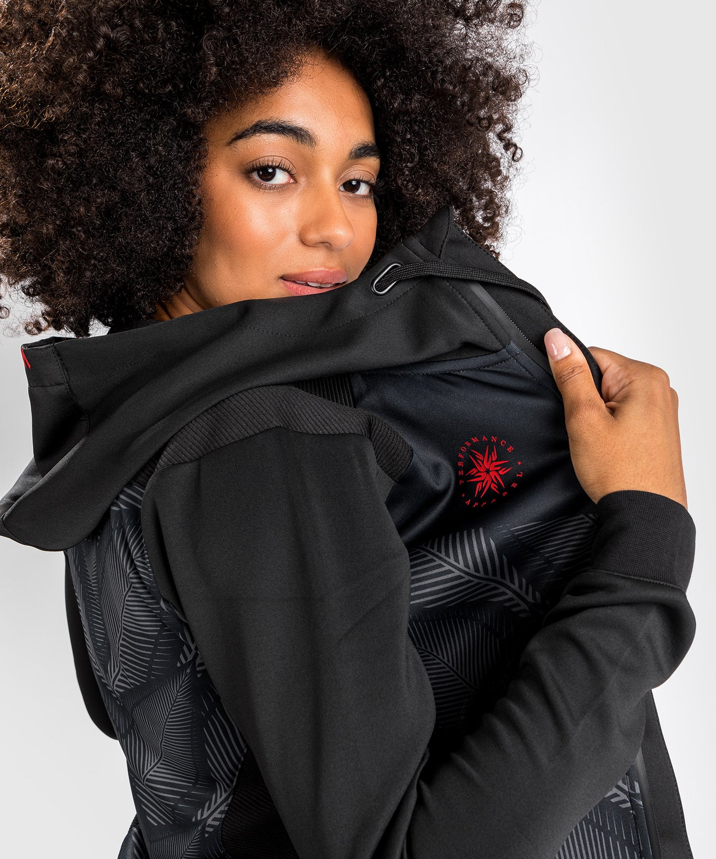 Venum Phantom sweatshirt met capuchon - Voor vrouwen - zwart/rood