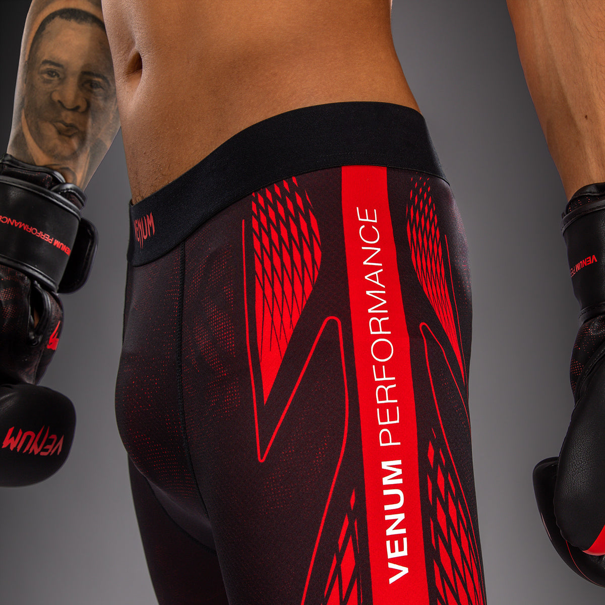 Venum Amazonia Reborn Compressiebroek - Zwart/Rood