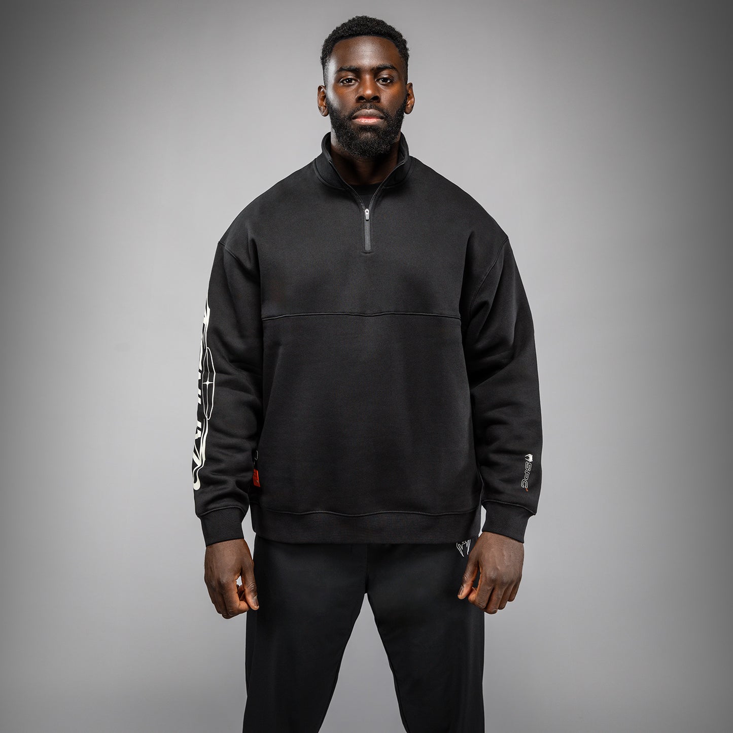 Venum Eclipse Half-zip Sweatshirt – Zwart/Ivoor