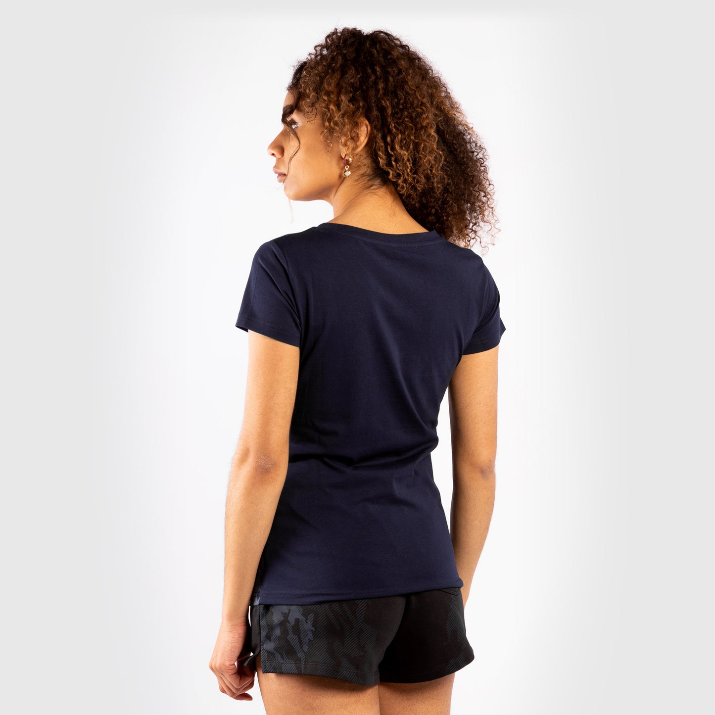 UFC Venum Authentic Fight Week T-shirt met korte mouwen voor dames - Marineblauw