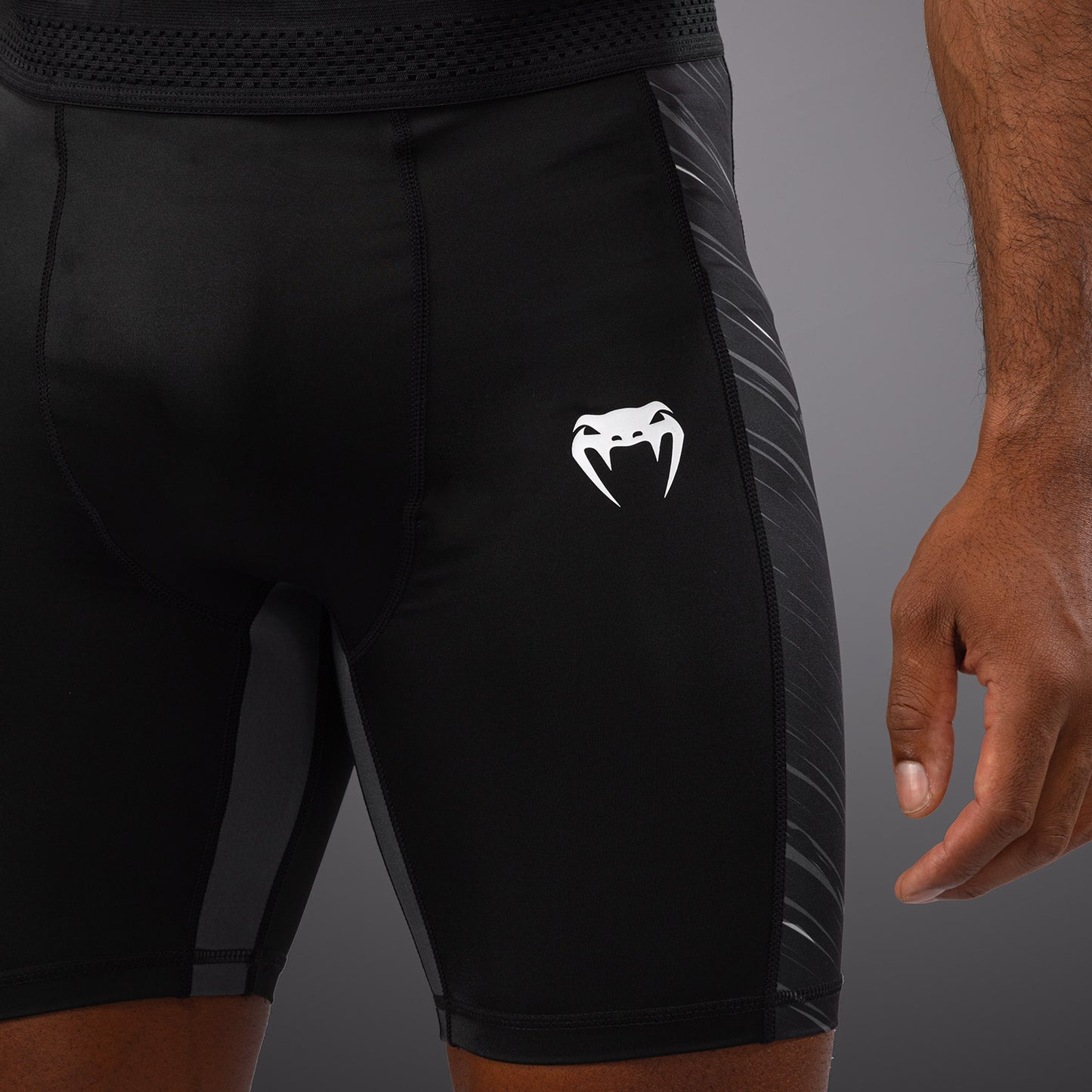 Venum Rapid Vale Tudo Shorts - Zwart/Stormgrijs