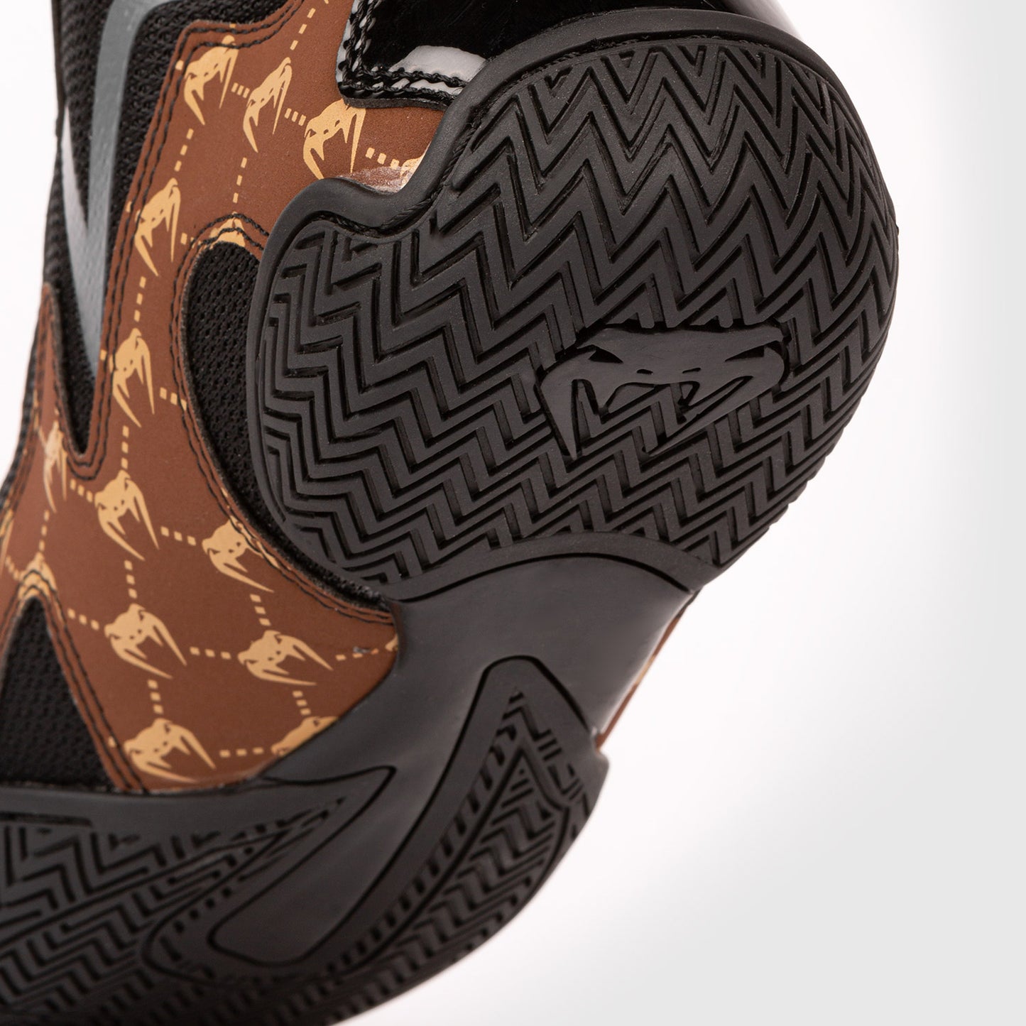 Venum Elite Evo Monogram Boksschoenen  - Zwart/Bruin