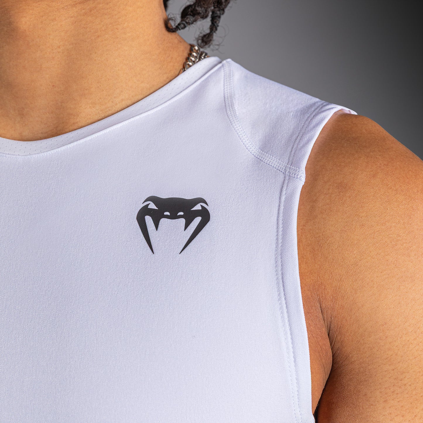 Venum Elite Football Mouwloos Compressie T-shirt - Wit
