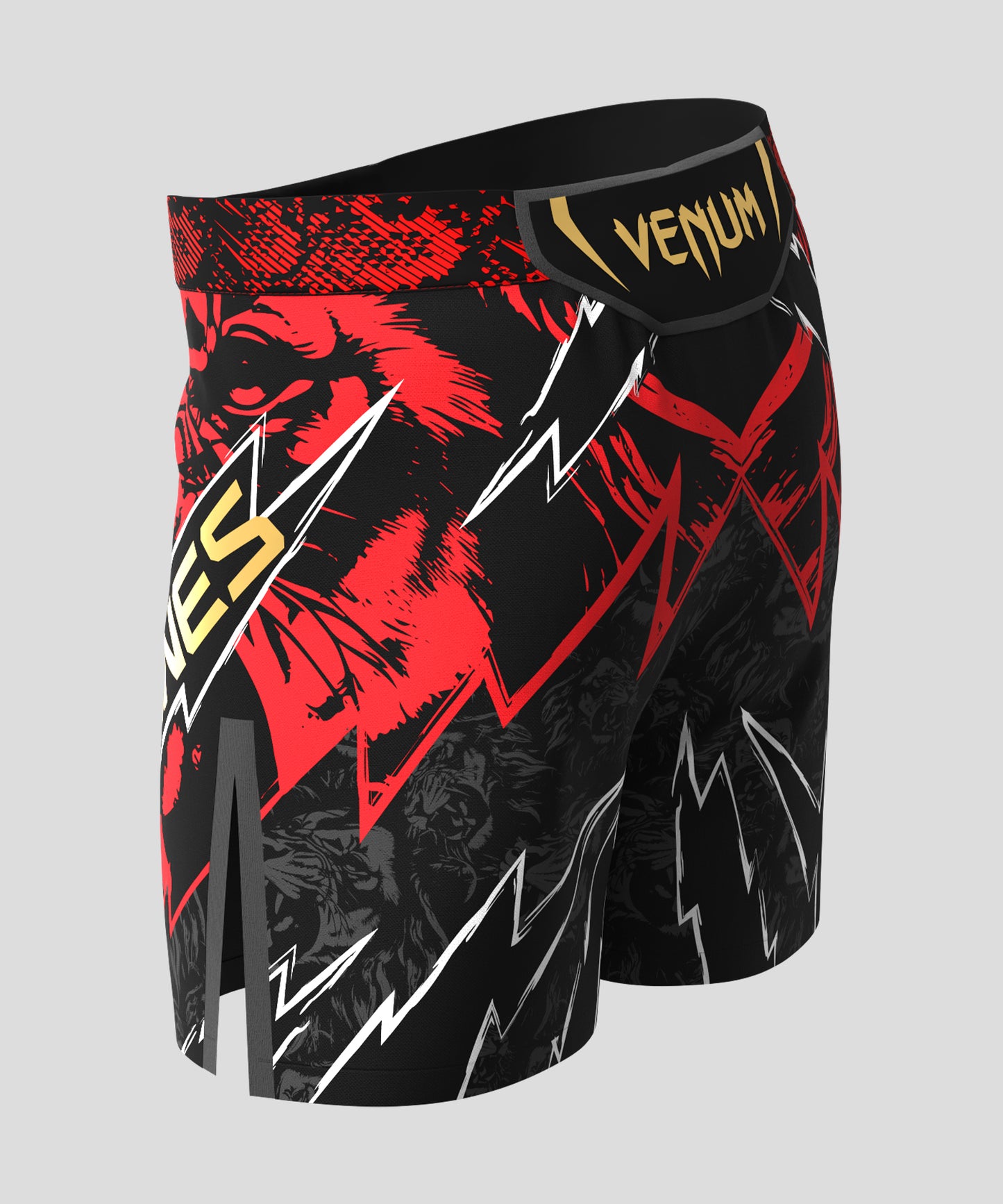 UFC Unrivaled by Venum Jon Jones Mannen Short Fit Fight Short - Rood