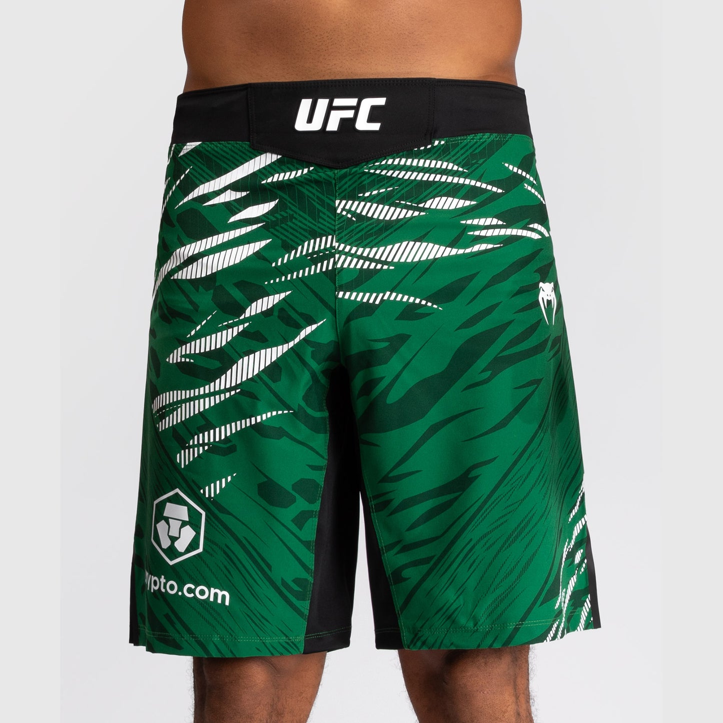 UFC Fusion by Venum Personalized Authentic Fight Night Fight Shorts voor Heren - Lang Fit - Groen