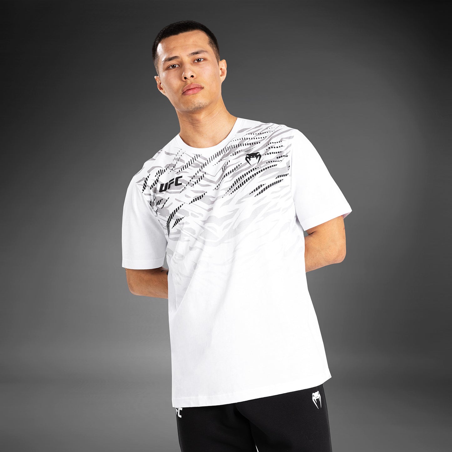 UFC Fusion by Venum Replica Korte Mouwen T-shirt voor Heren - Wit