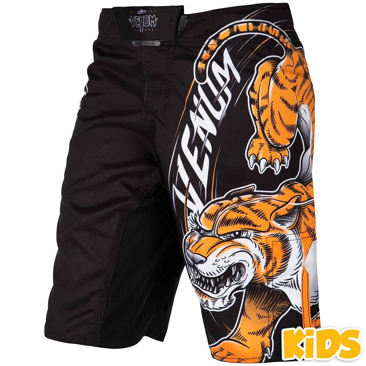Venum Tiger King Kids Fightshorts - Zwart