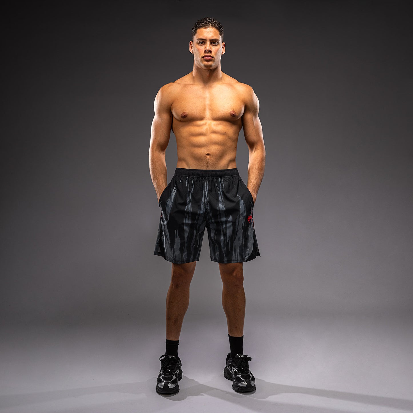 Venum Demon Trainingsshort - Zwart/Grijs