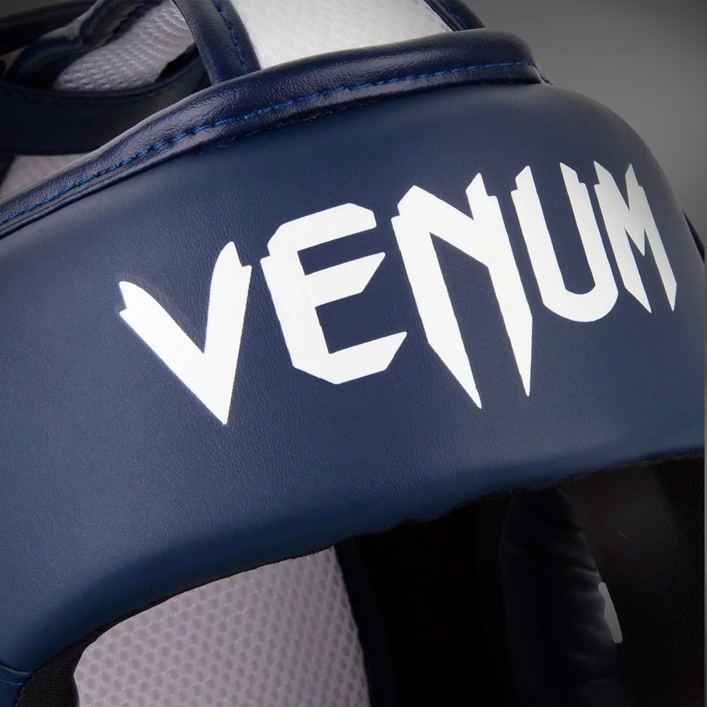 Venum Elite hoofdbeschermer - Mariblauw/Wit