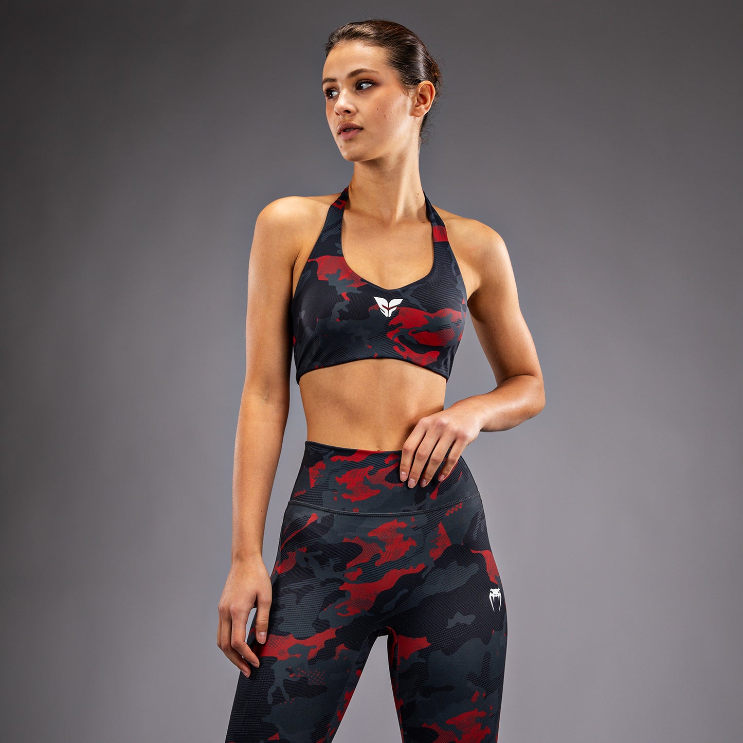 Venum x Sophia Rose Dames Sportbeha - Urban Red Camo