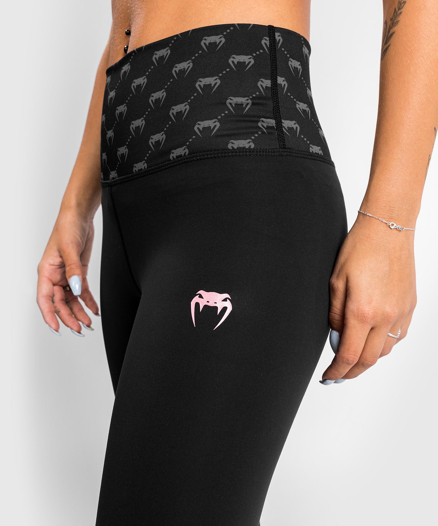 Venum Monogram Legging 7/8 - Zwart/Roze Goud