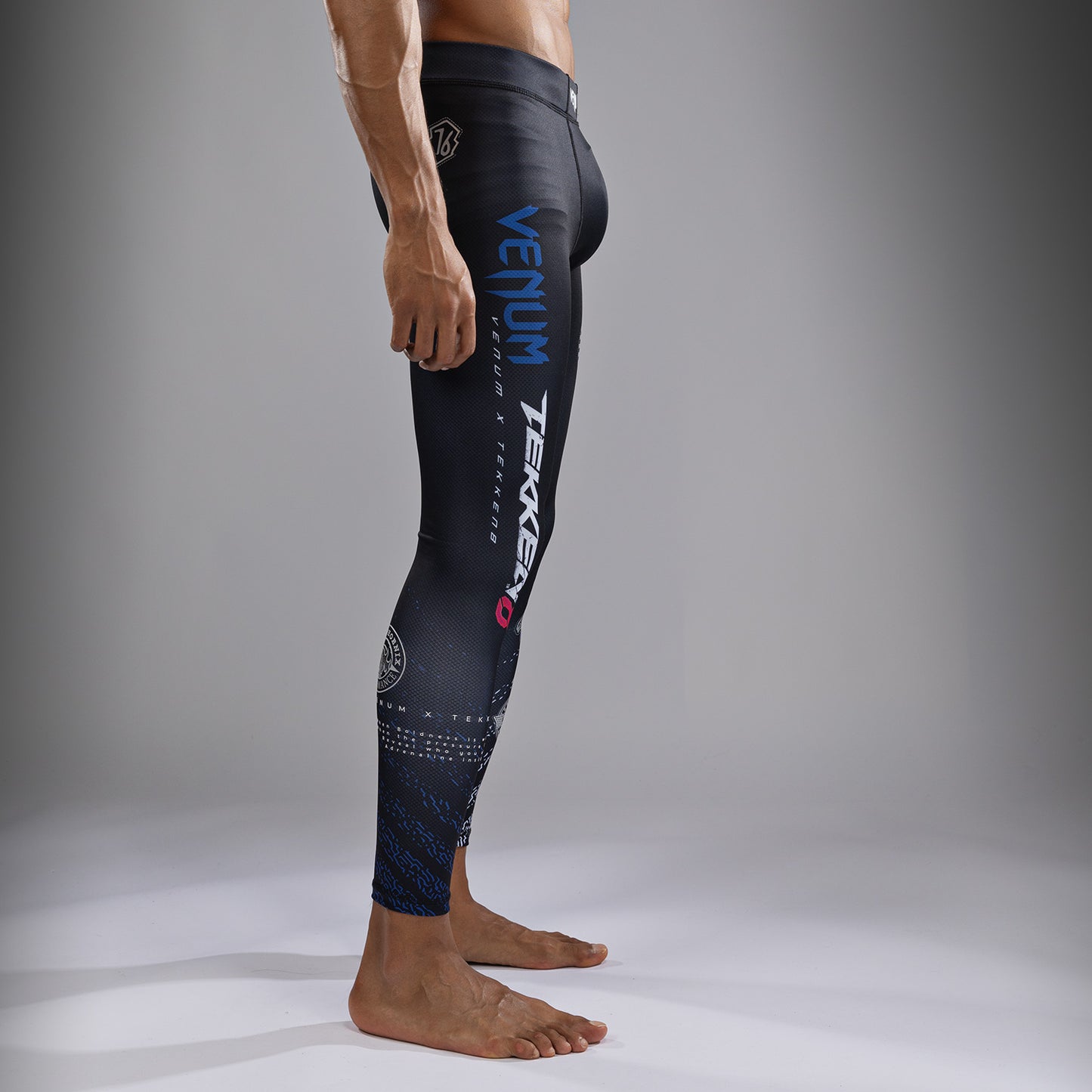 Venum x TEKKEN 8 - Paul Phoenix Spats - Zwart/Blauw