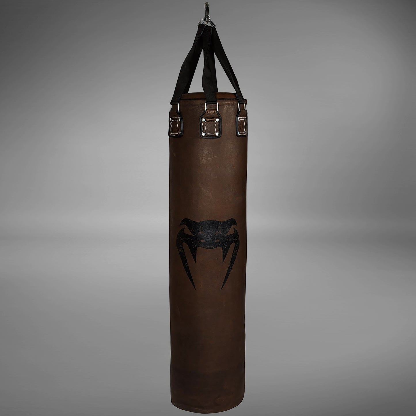 Venum Vintage zware bokszak - bruin - gevuld - rundleer