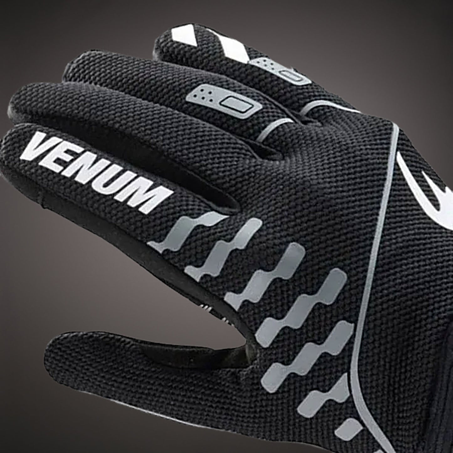 Venum x Ixon Hurry Motorhandschoen – Zwart/Wit/Antracietgrijs