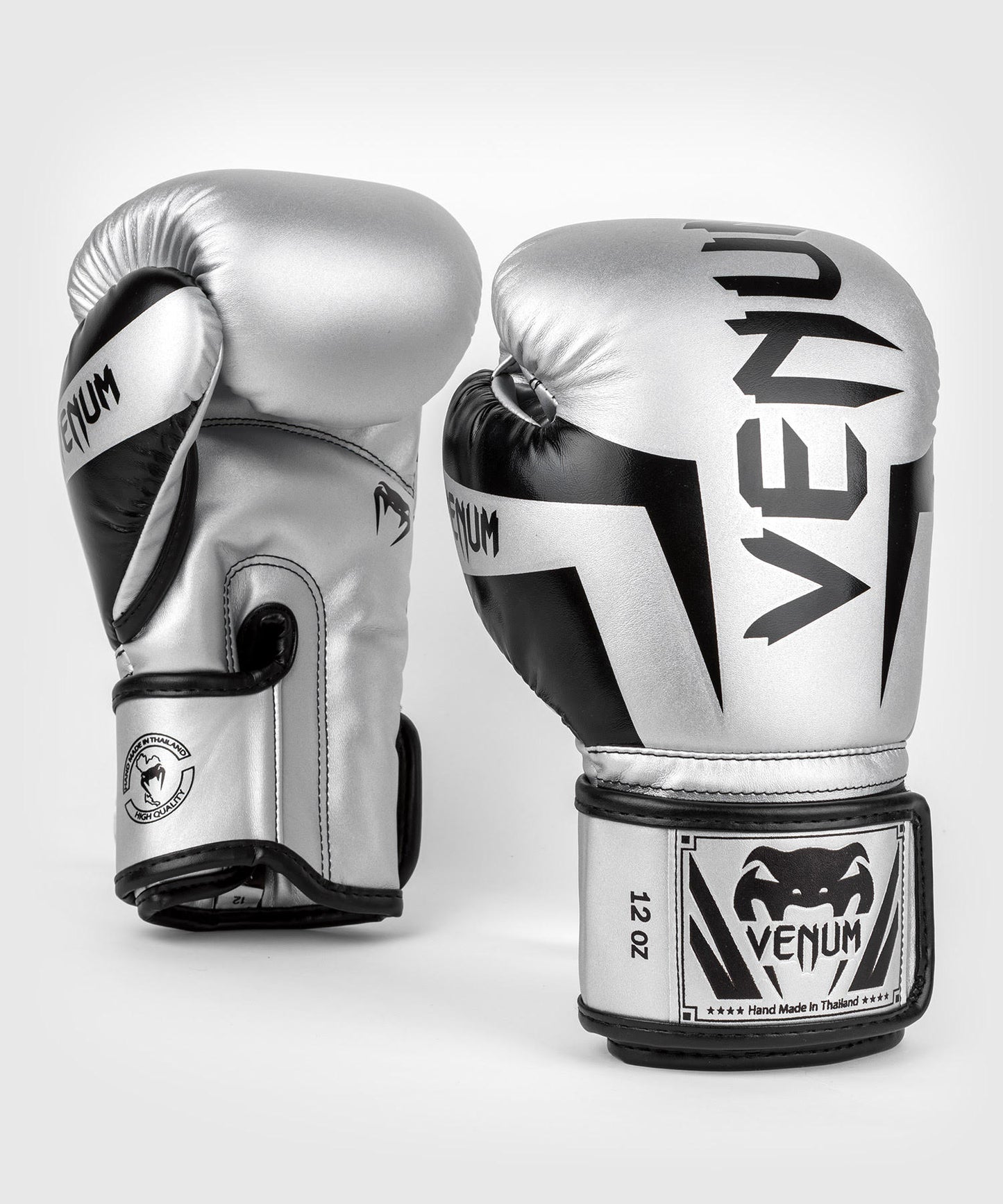 Venum Elite Bokshandschoenen - Zilver/Zwart