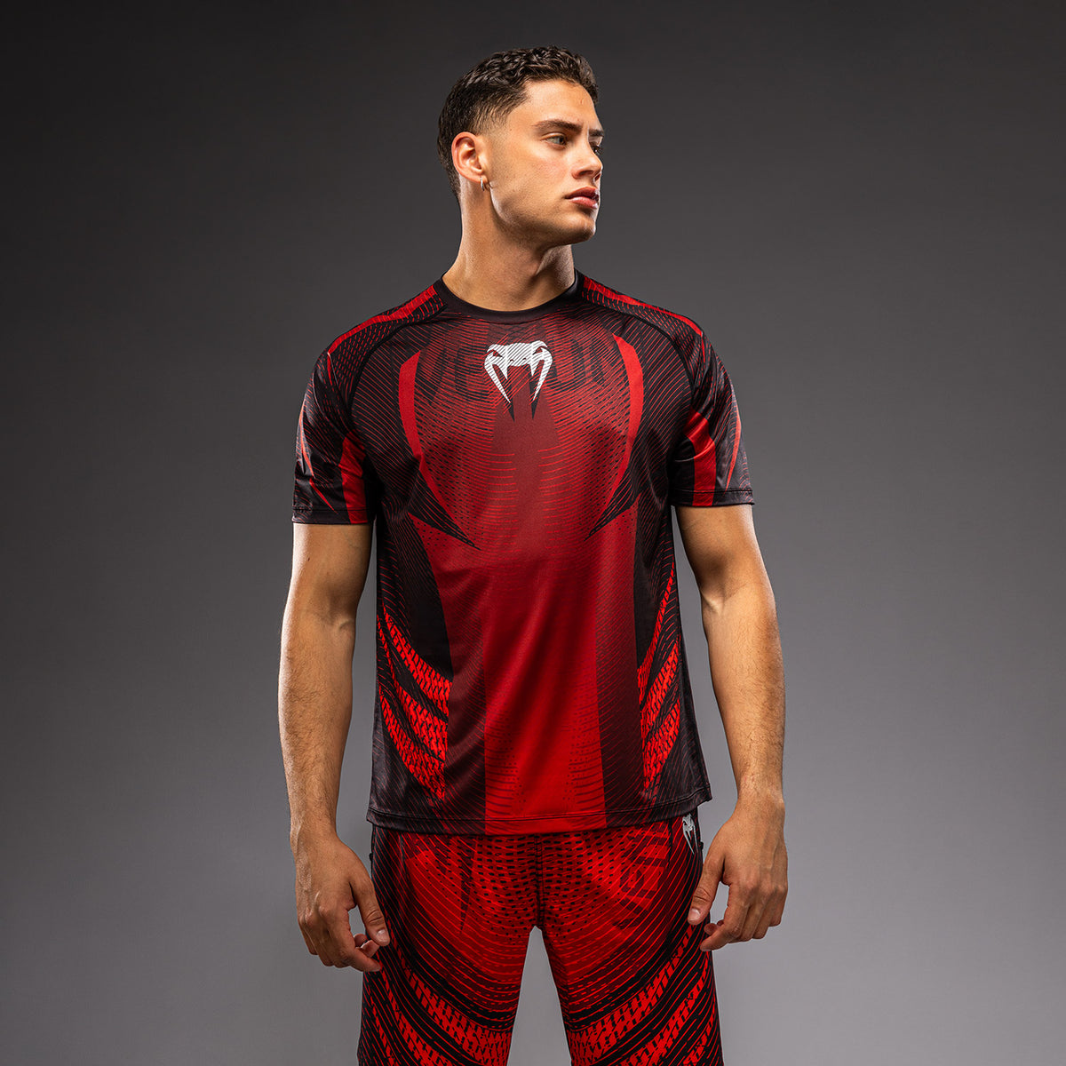 Venum Galactic 3.0 Dry Tech T-shirt - Rood/Zilver