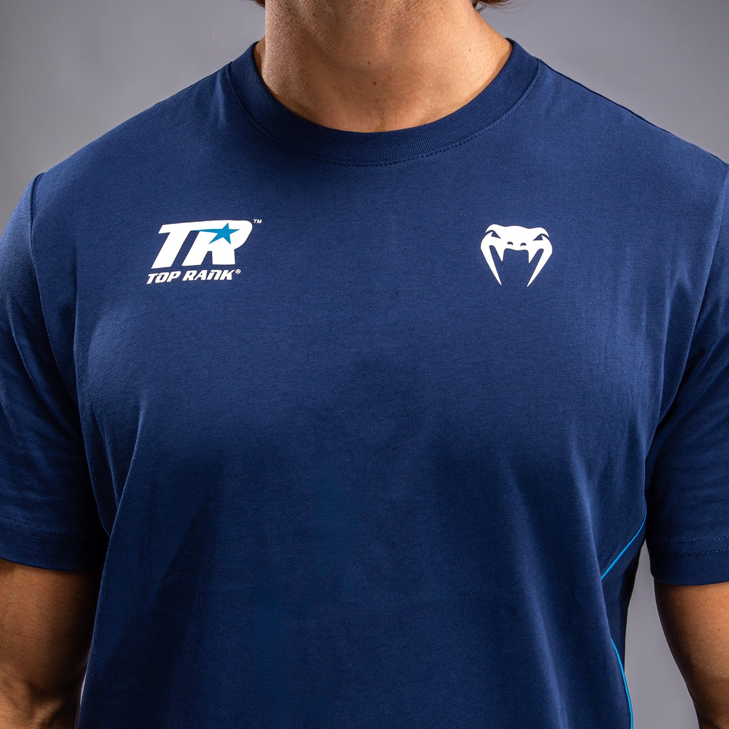Venum x Top Rank Original Heren T-Shirt - Marineblauw