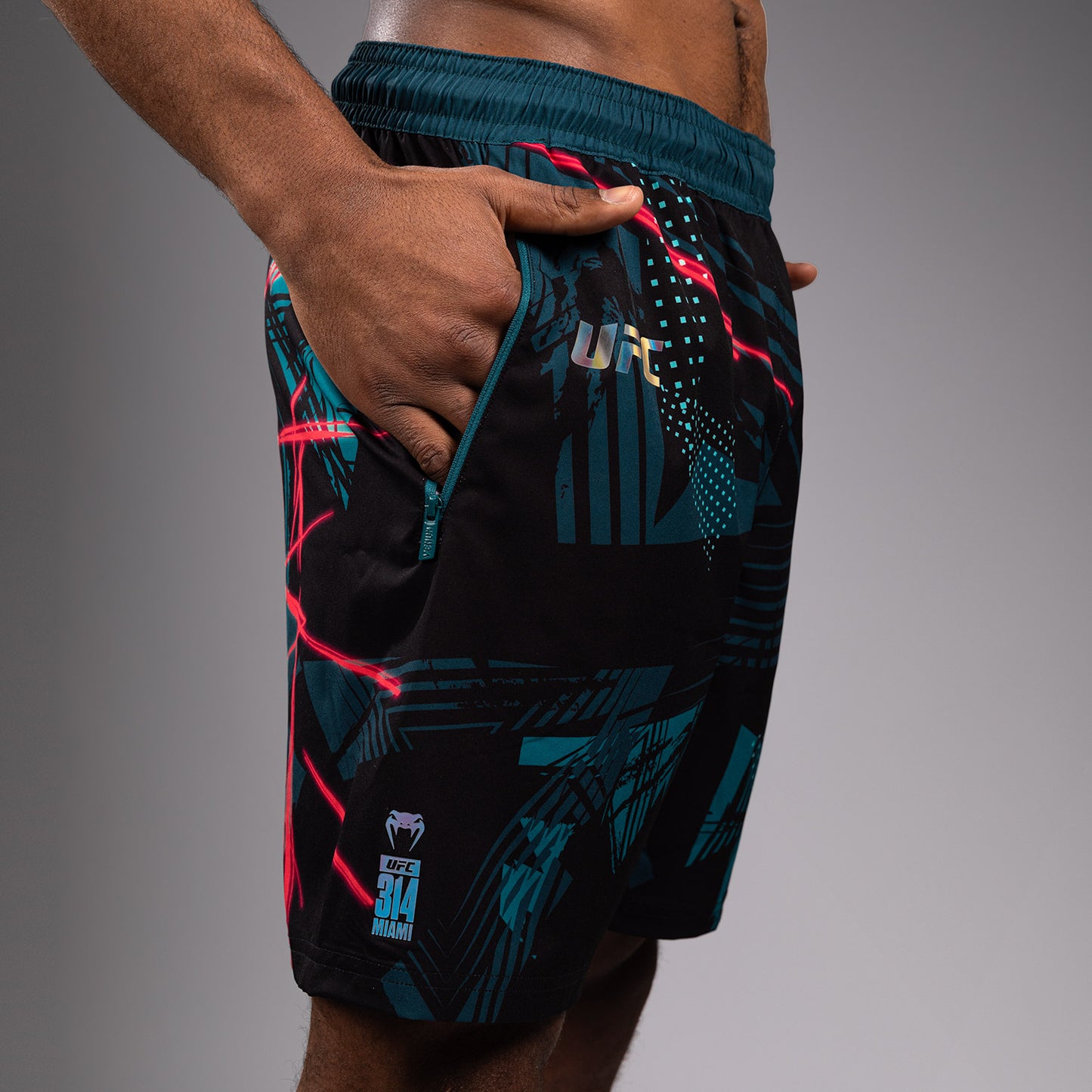 UFC Fusion By Venum Miami Edition Fight Week Heren Performance Short - Zwart