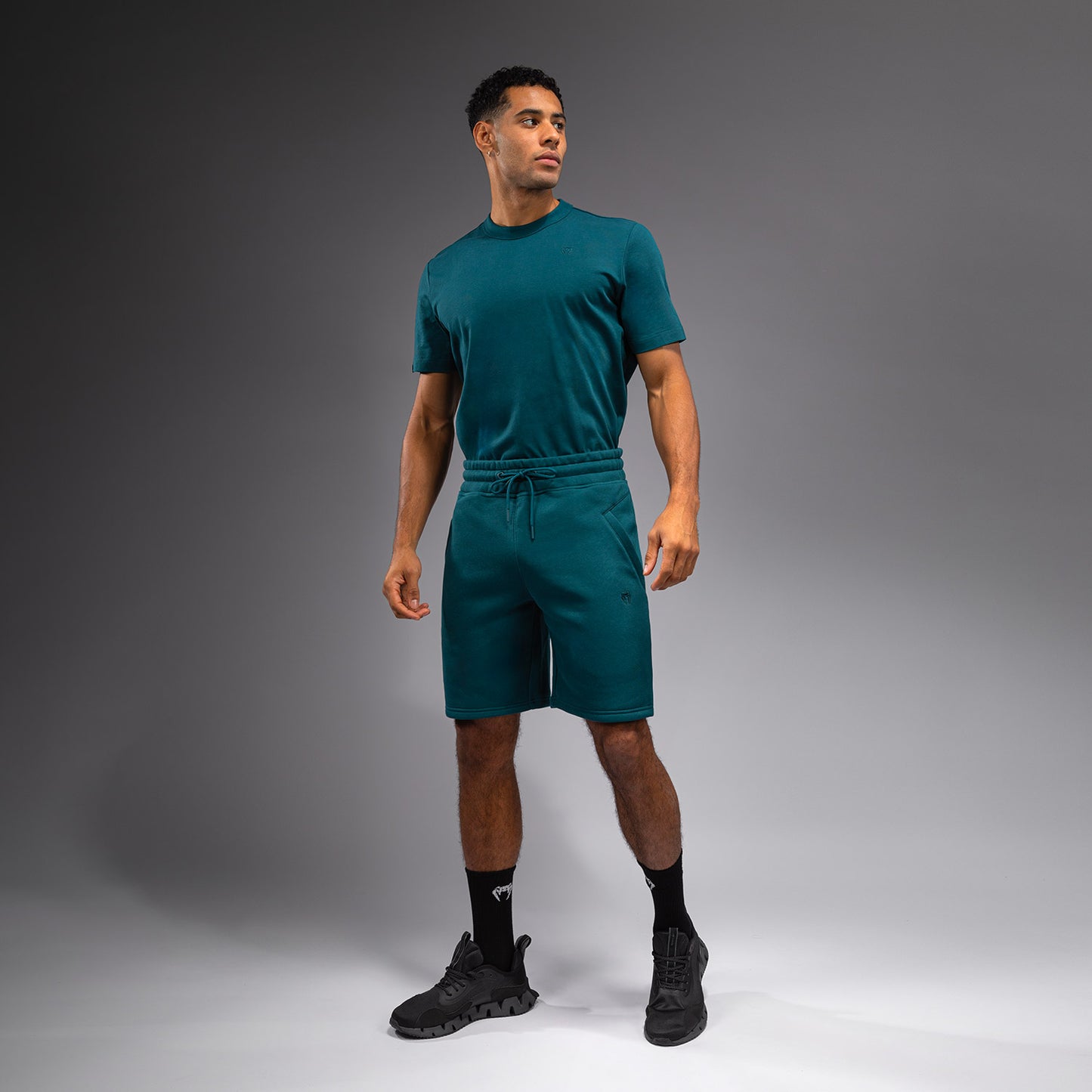 Venum Silent Power Katoenen Shorts - Paon Green