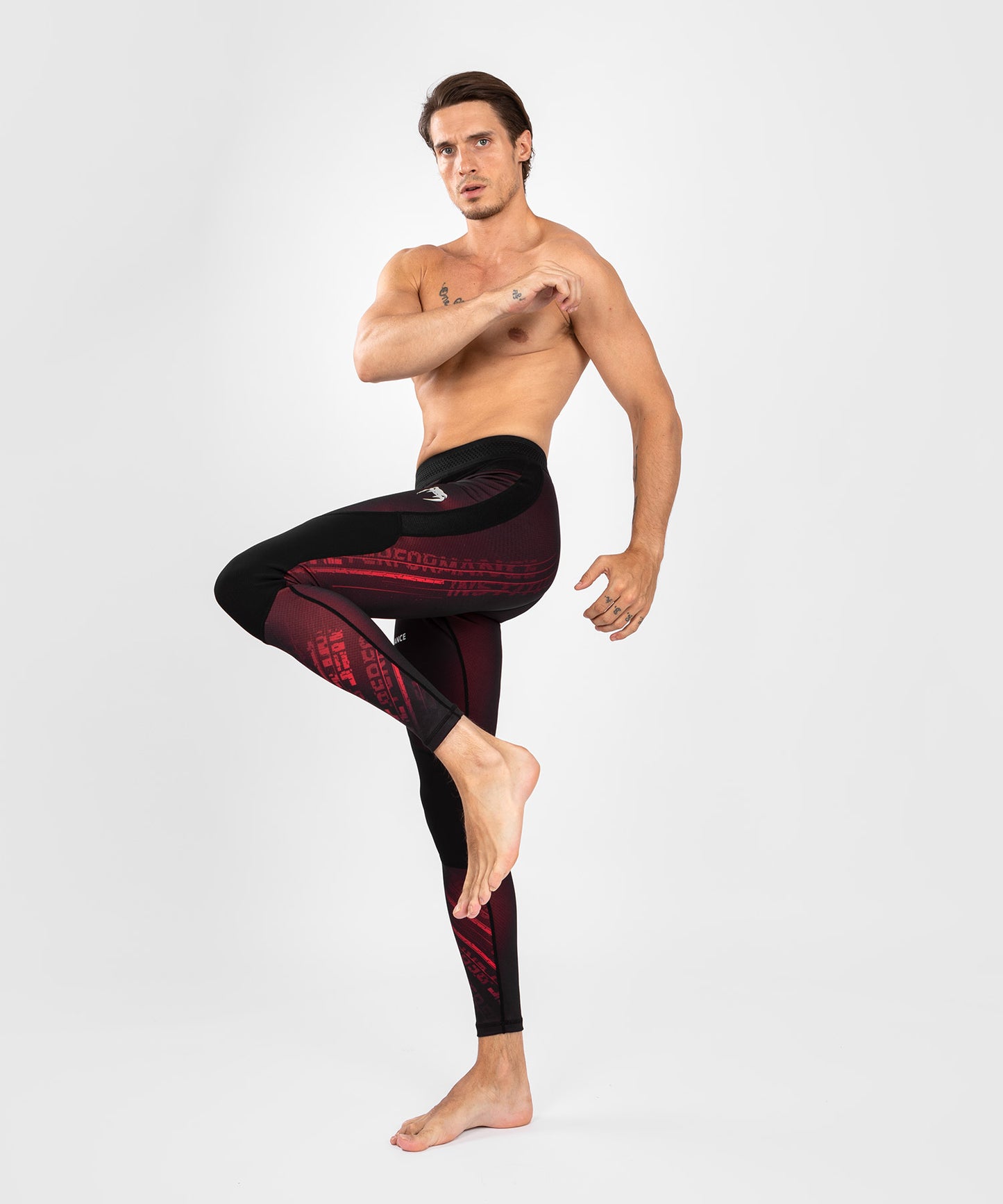 UFC Performance Institute 2.0 Heren Performance Tight - Zwart/Rood