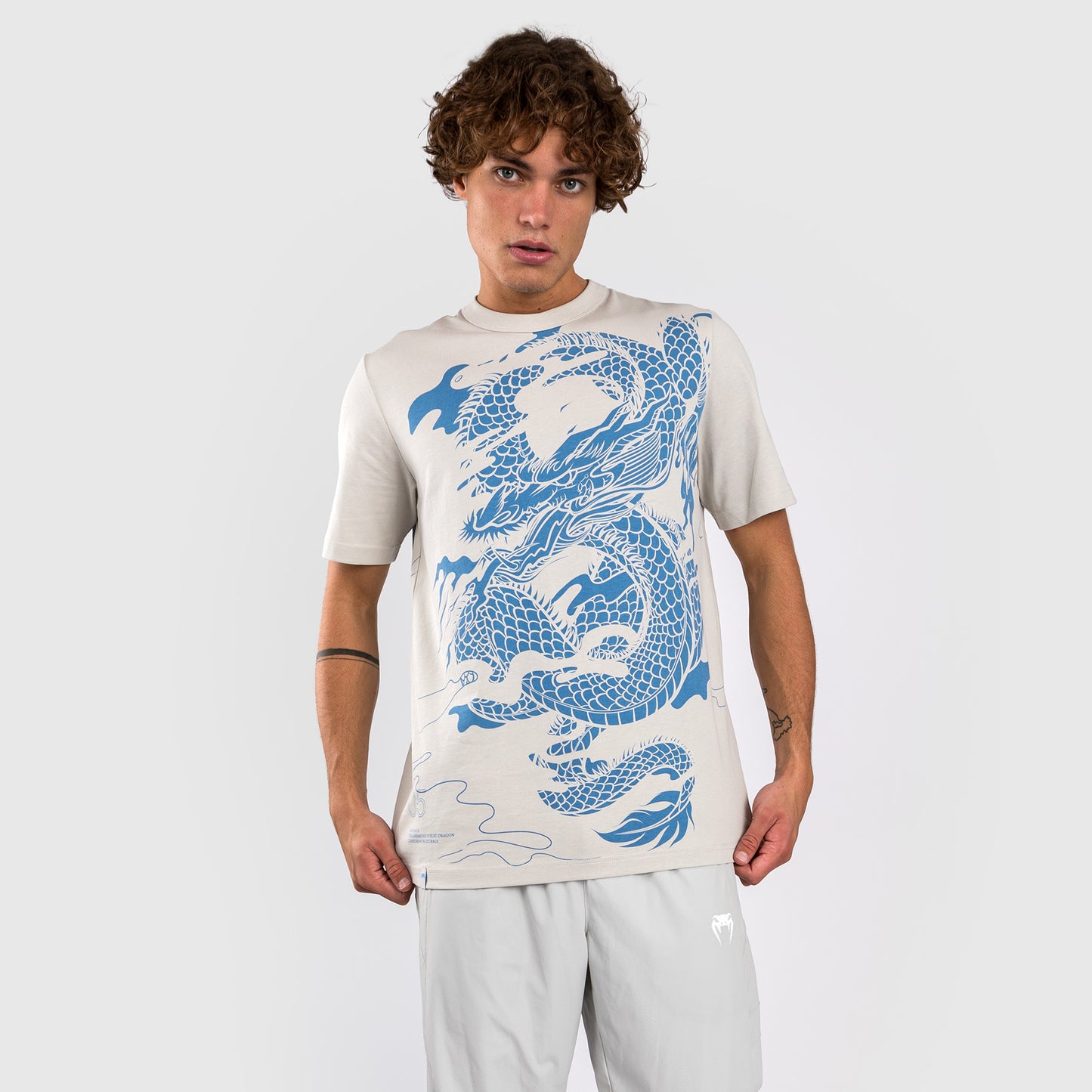Venum Dragon’s Flight Heren T-shirt - Misty Blue