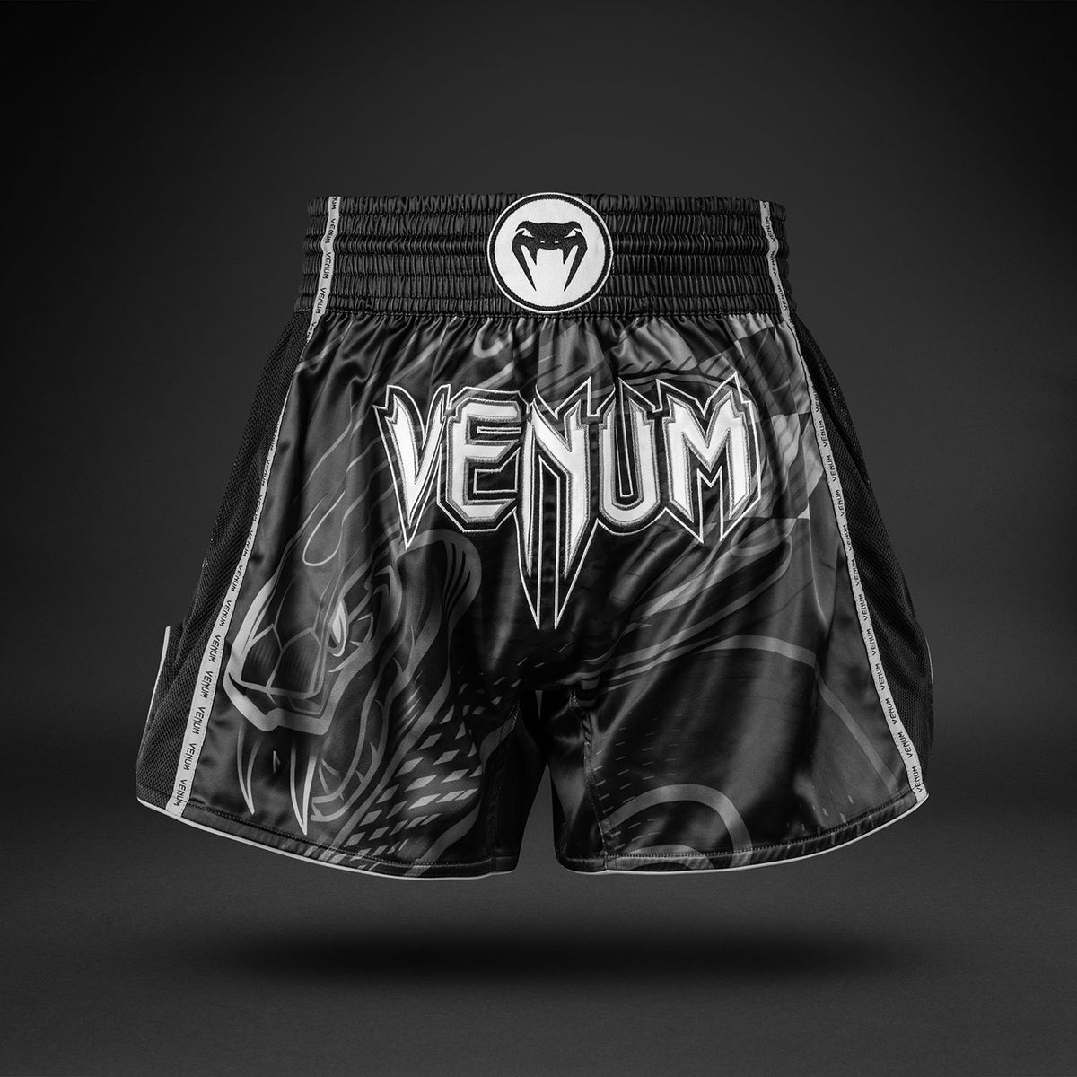 Venum Crimson Viper 2.0 Muay Thai-short - Zwart/Grijs