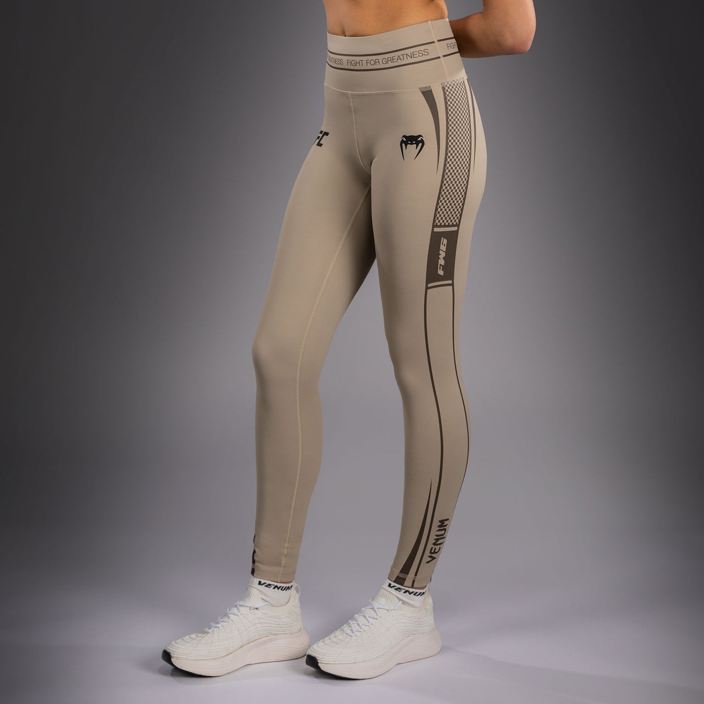 Venum UFC Unity by Venum Authentic Fight Week Dames Technische Compressiebroek - Zand