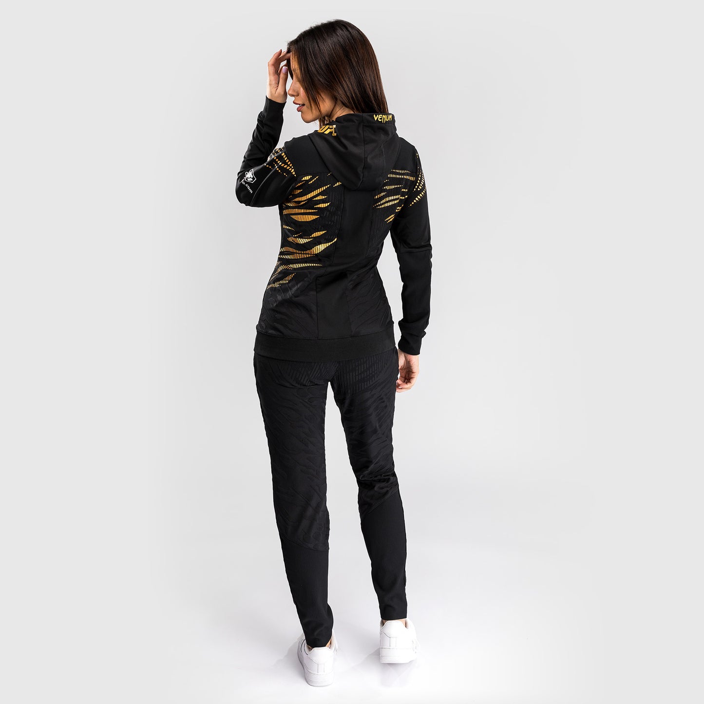 UFC Fusion by Venum Personalized Authentic Fight Night Hoodie voor Dames - Kampioen