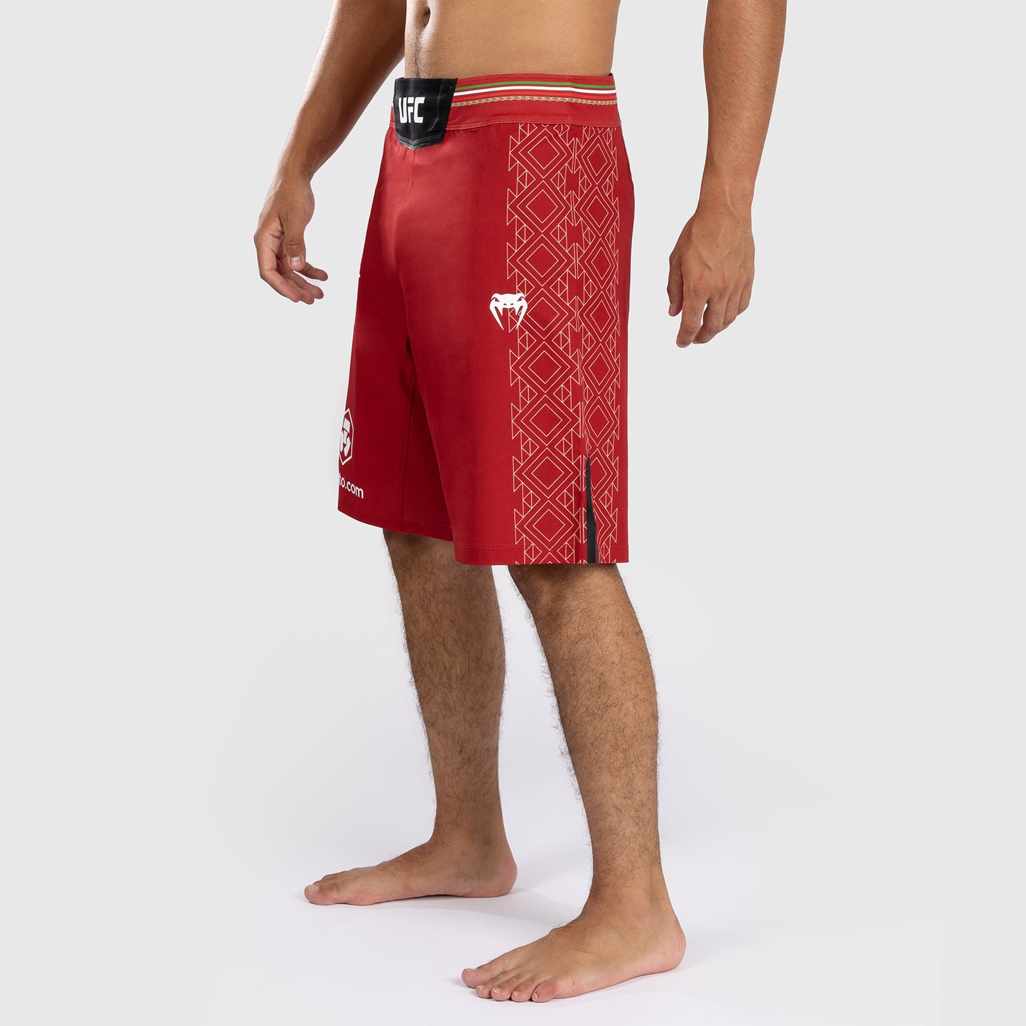 Noche UFC by Venum Authentic Fight Night Heren Fight Short - Long Fit - Rood