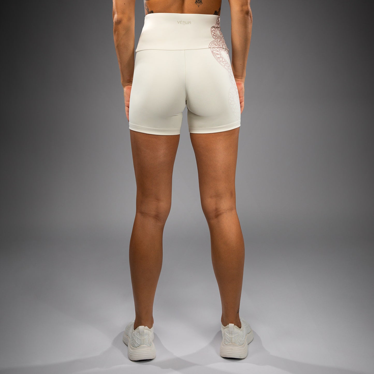 Venum Serpenti Dames Vale Tudo Shorts – Ivoor/Bordeaux