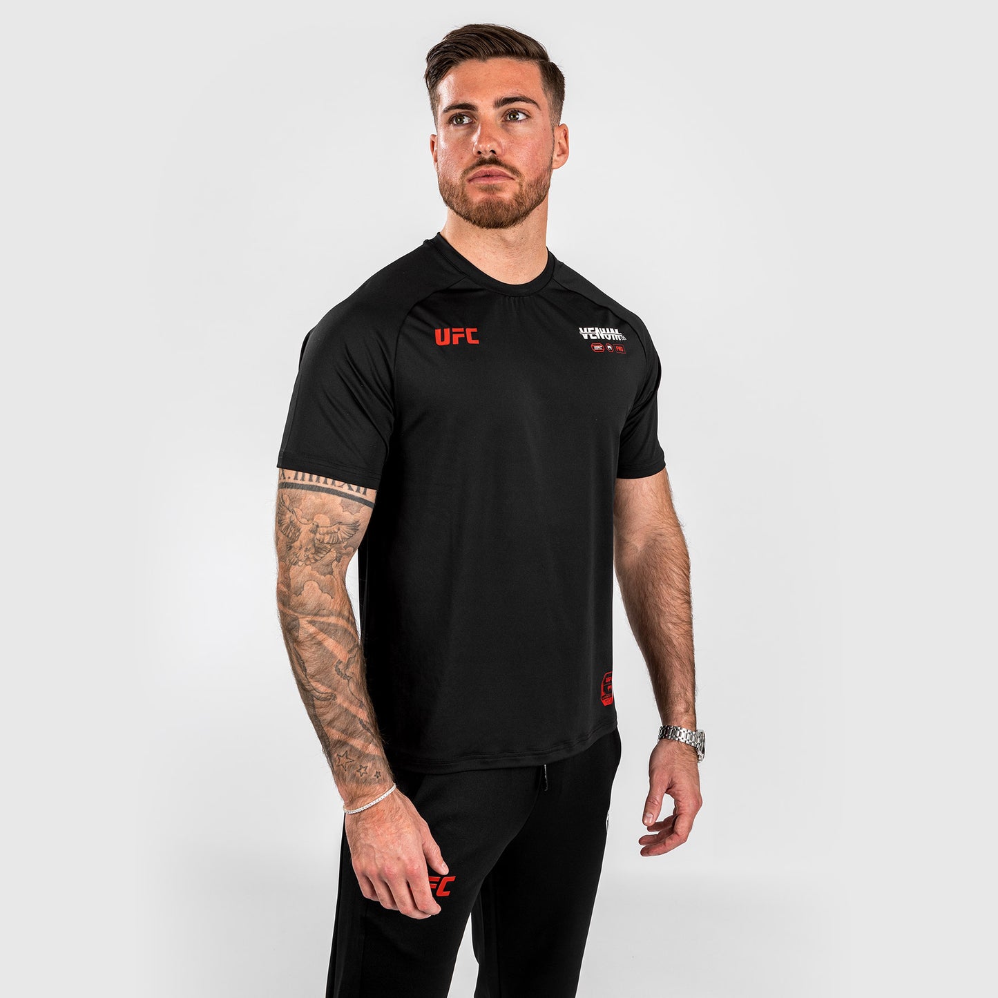 UFC Adrenaline by Venum Fight Week Heren-T-shirt Dry-tech - Zwart