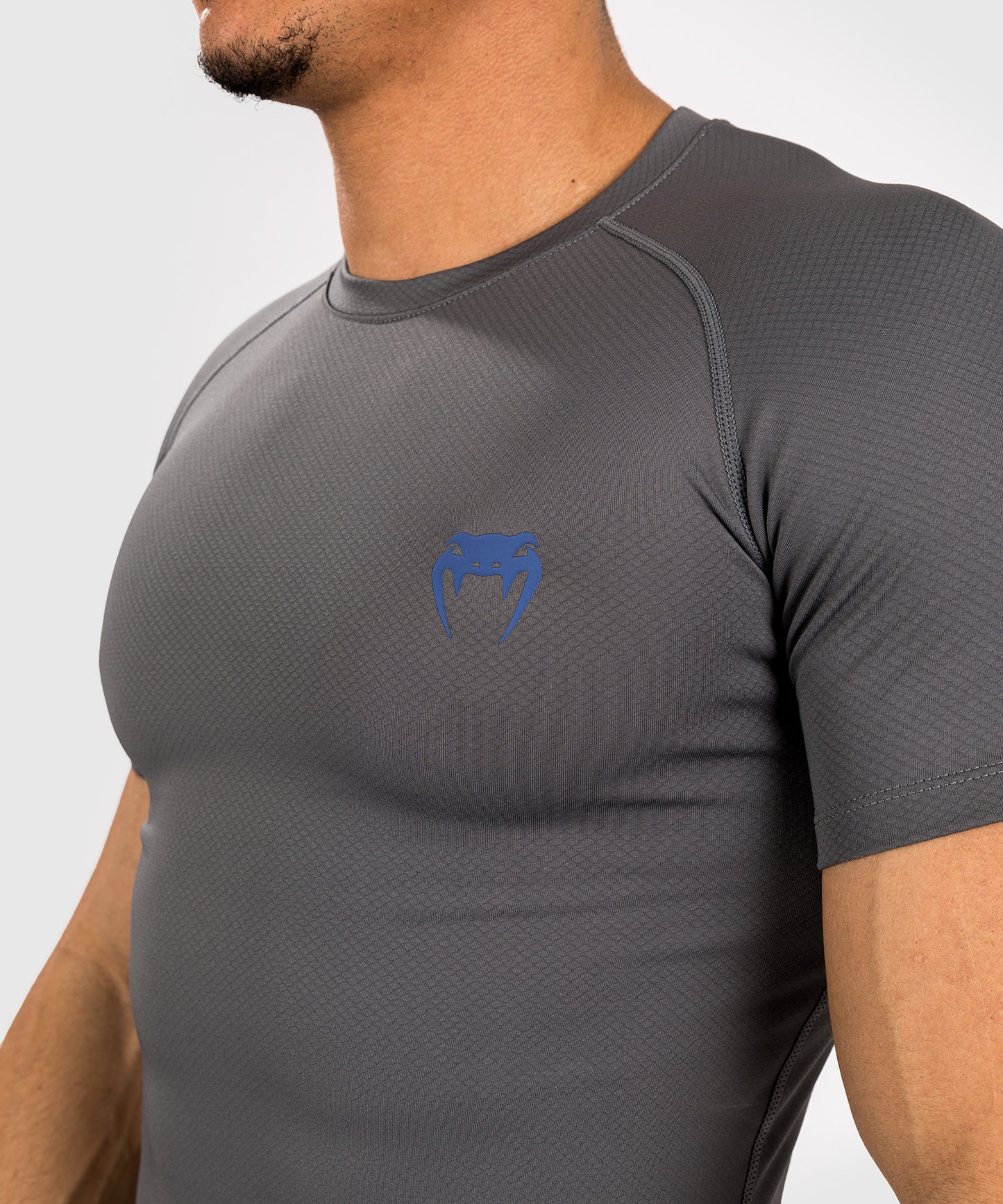 Venum Contender Heren Rashguard met korte mouwen - Grijs
