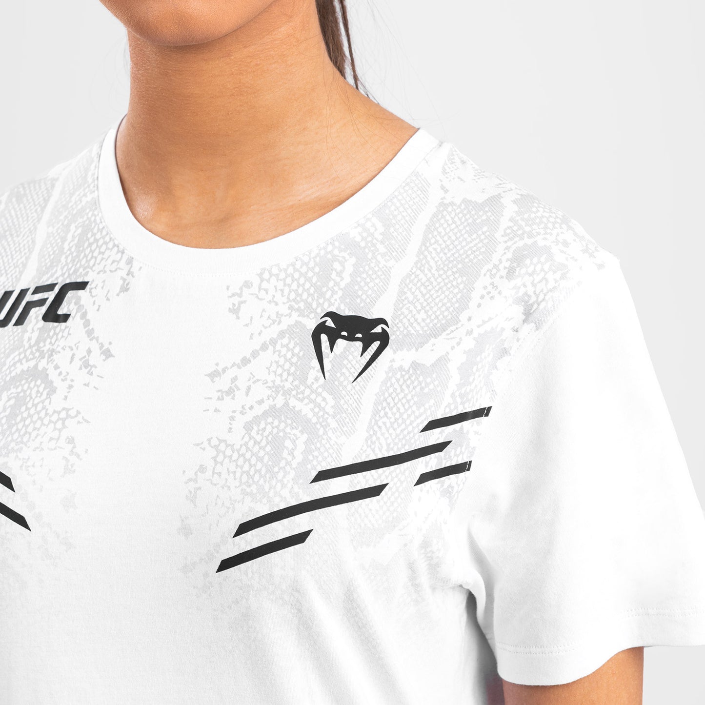 UFC Adrenaline by Venum Replica Dames-T-shirt met korte mouwen - Wit