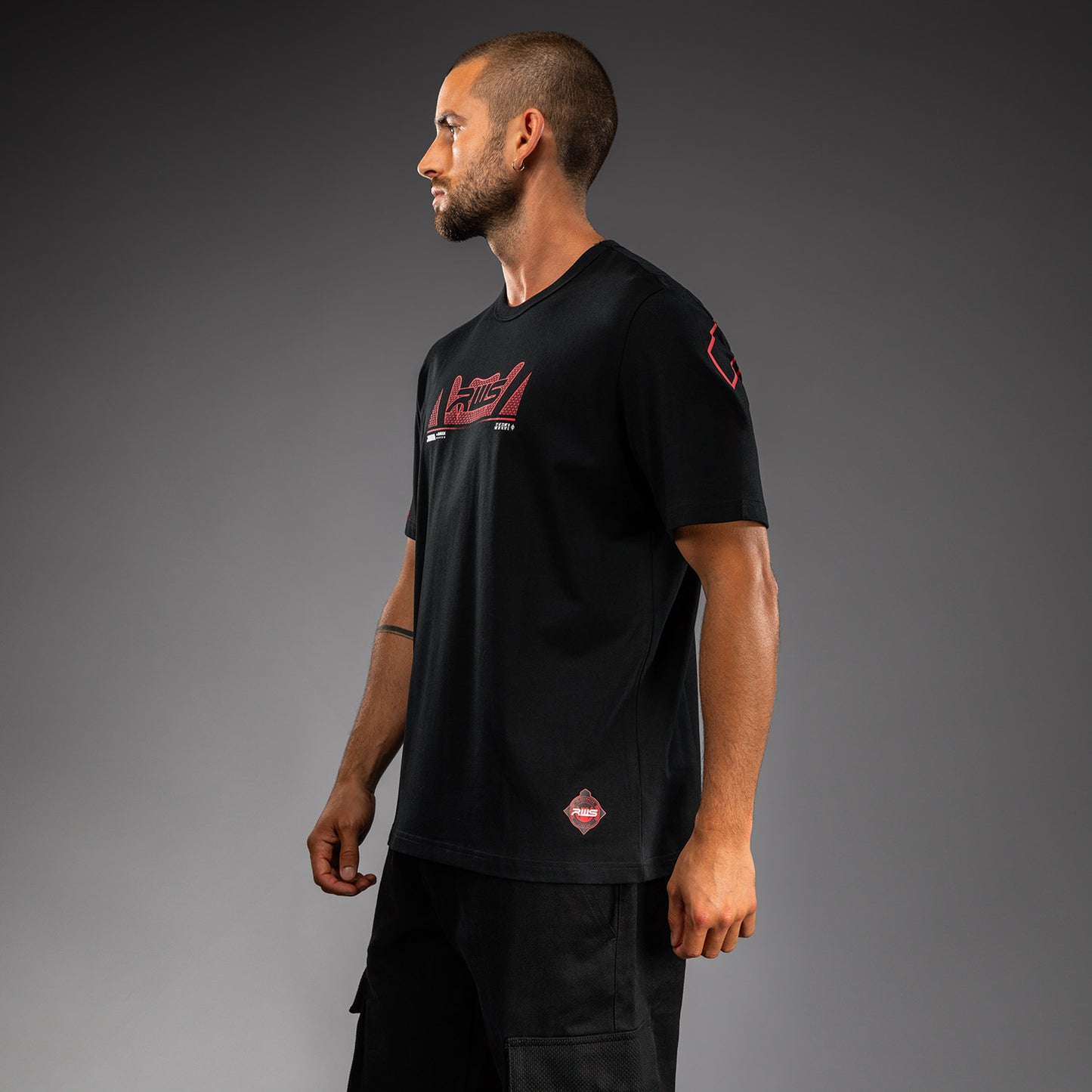 Venum x RWS 2.0 T-shirt – Zwart/Rood