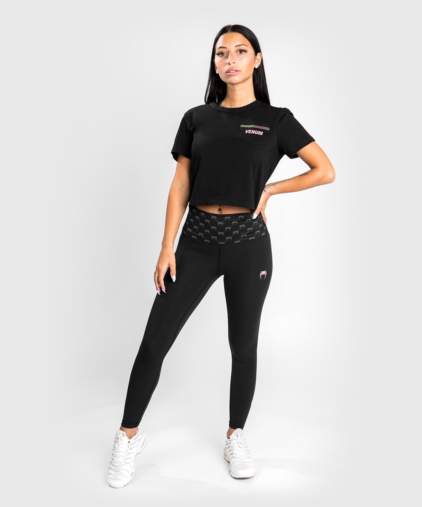 Venum Monogram Legging 7/8 - Zwart/Roze Goud