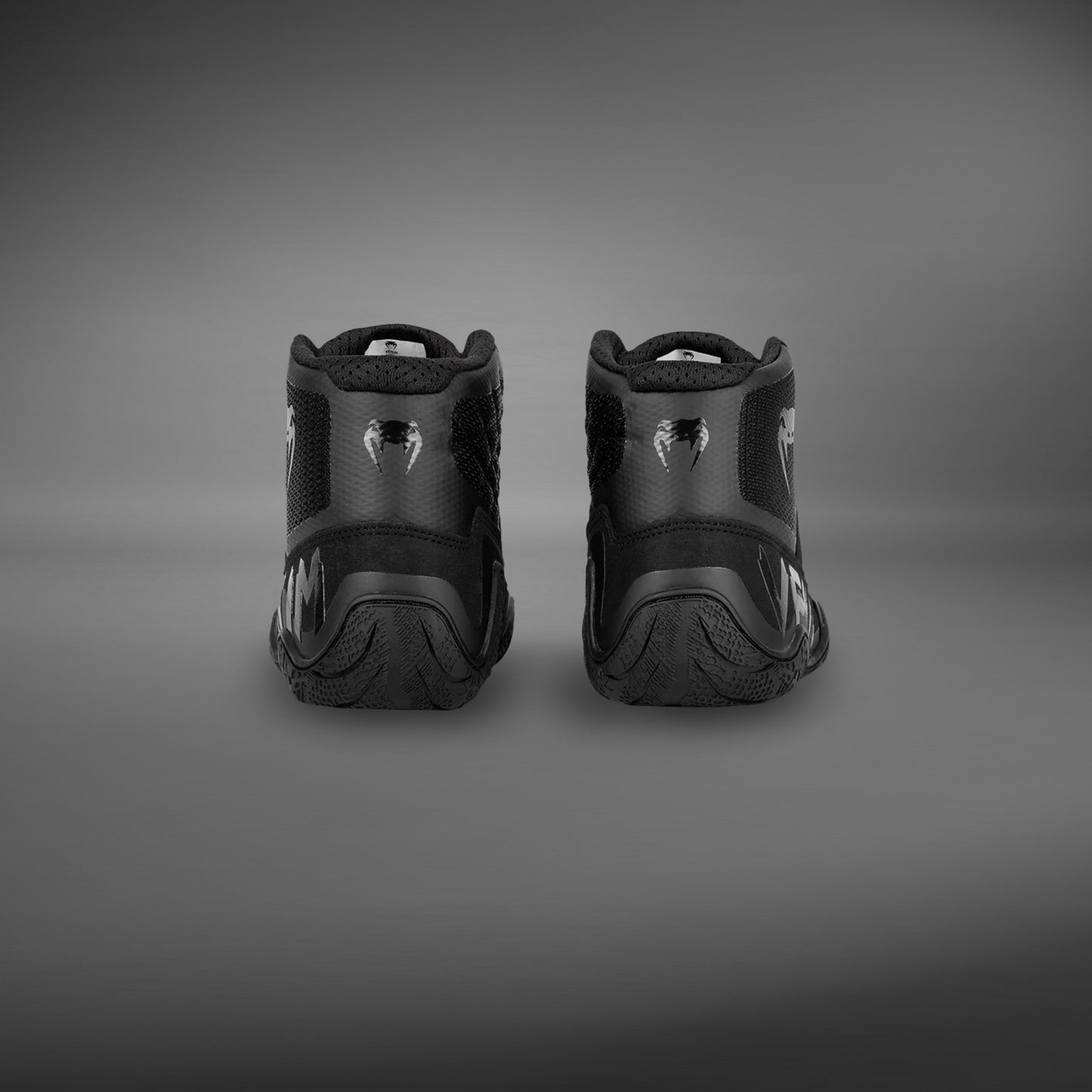 Venum Elite Worstelschoenen - Zwart/Zwart
