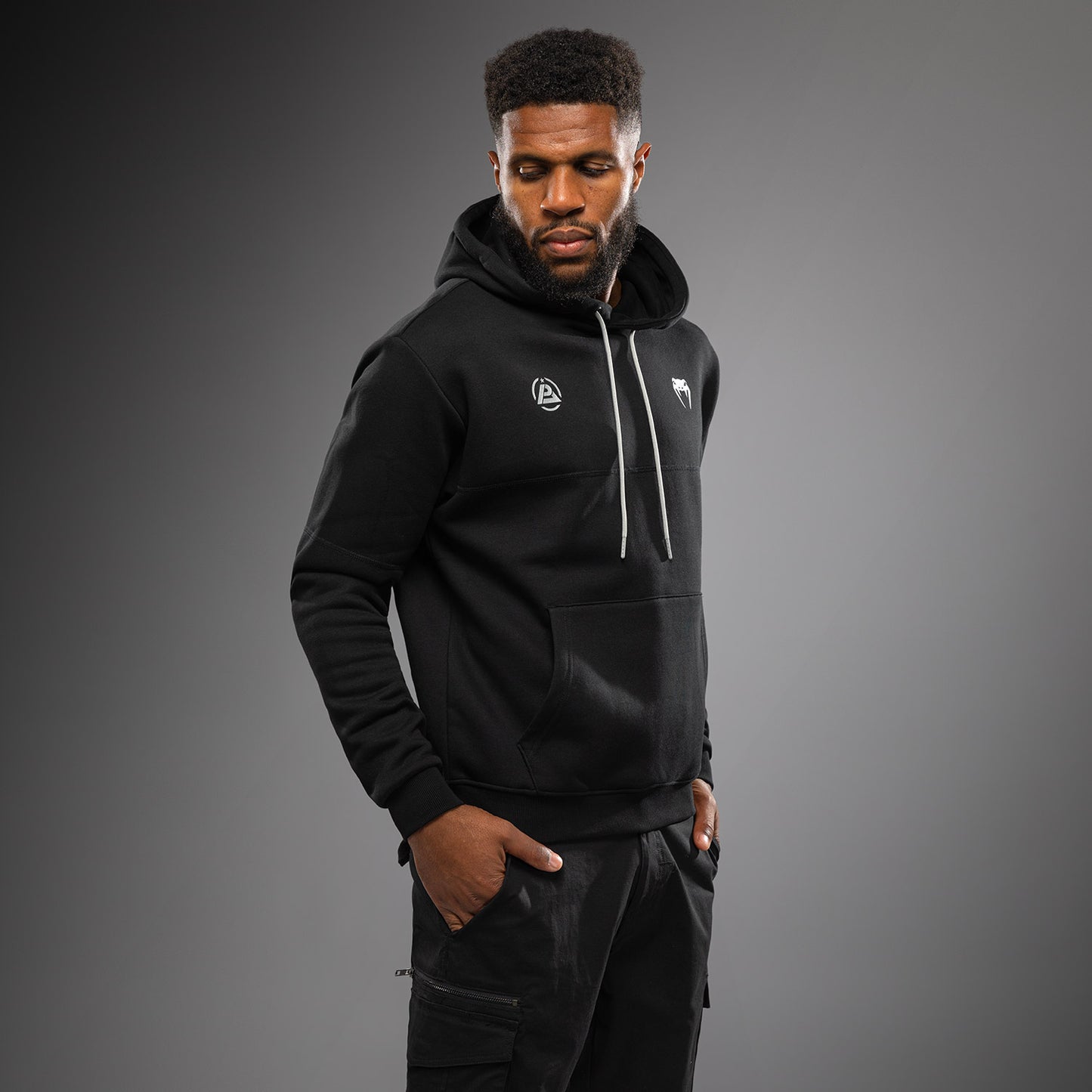 Venum x Polaris Hoodie - Zwart/Storm Grijs