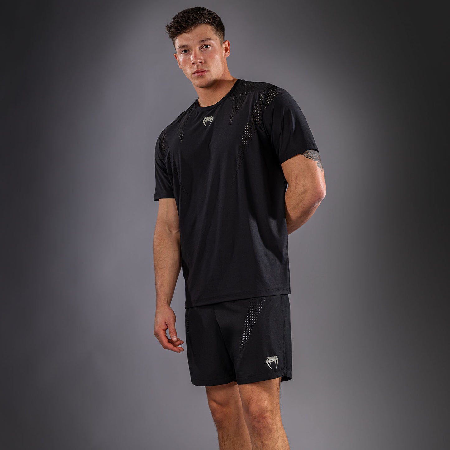 Venum Lazer Dry Tech T-shirt - Zwart/Grijs