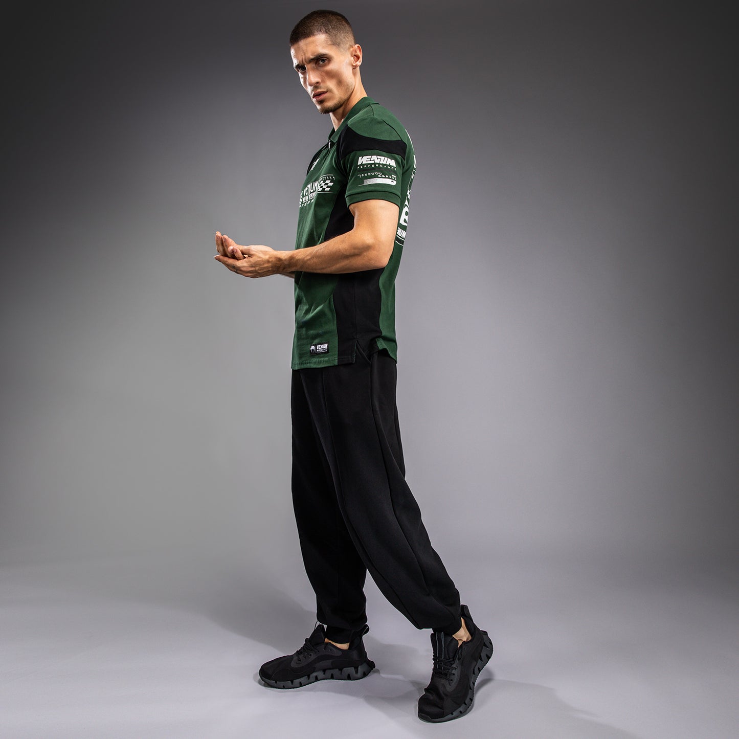 Venum Motorsport Katoenen Polo - Diep Bos