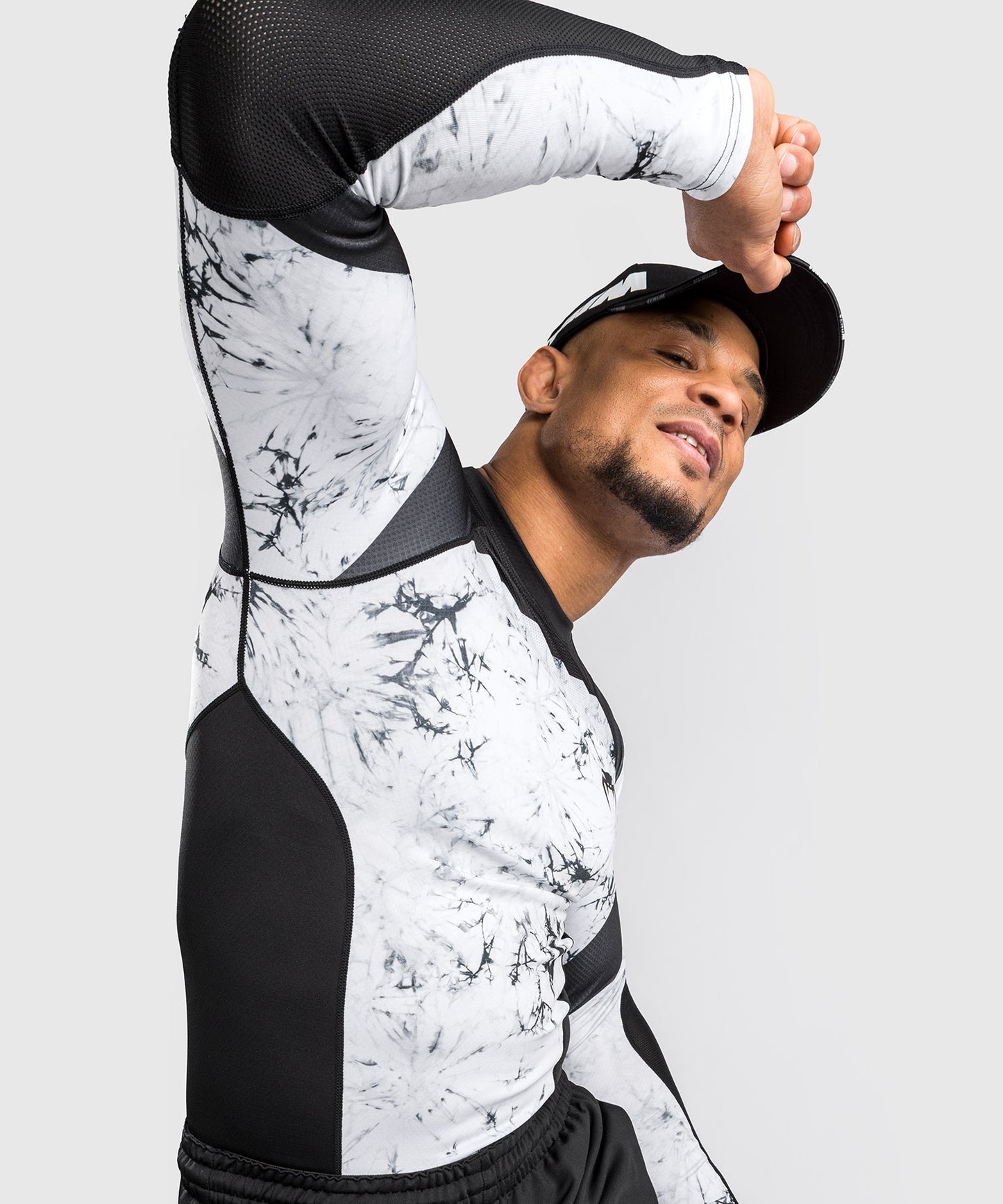 Venum G-Fit Marble Compressie T-Shirt - Lange Mouwen - Marble