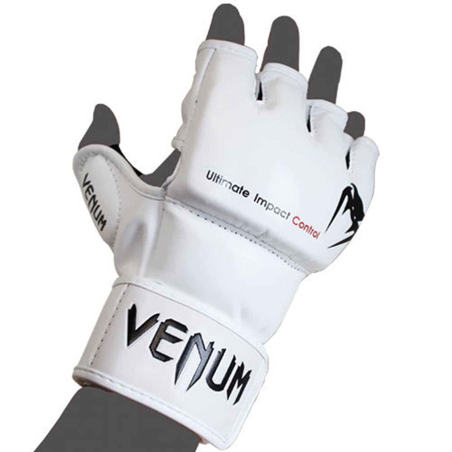 Venum Impact MMA Handschoenen - Skintex Leder - Wit
