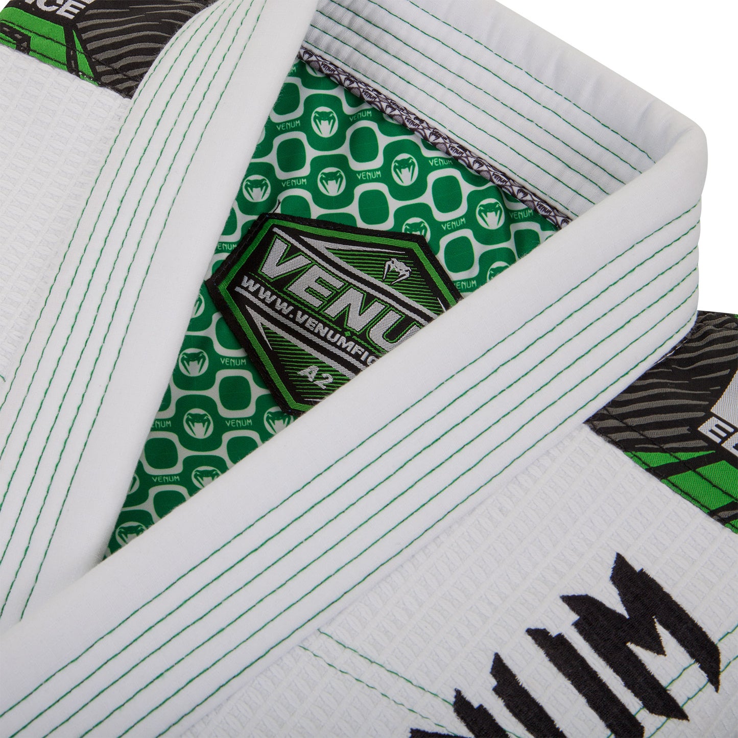 Venum Elite BJJ Gi - Wit/Groen
