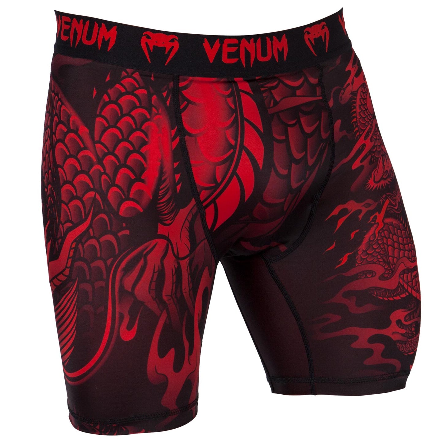 Venum Dragon's Flight Compression Shorts - Zwart/Rood