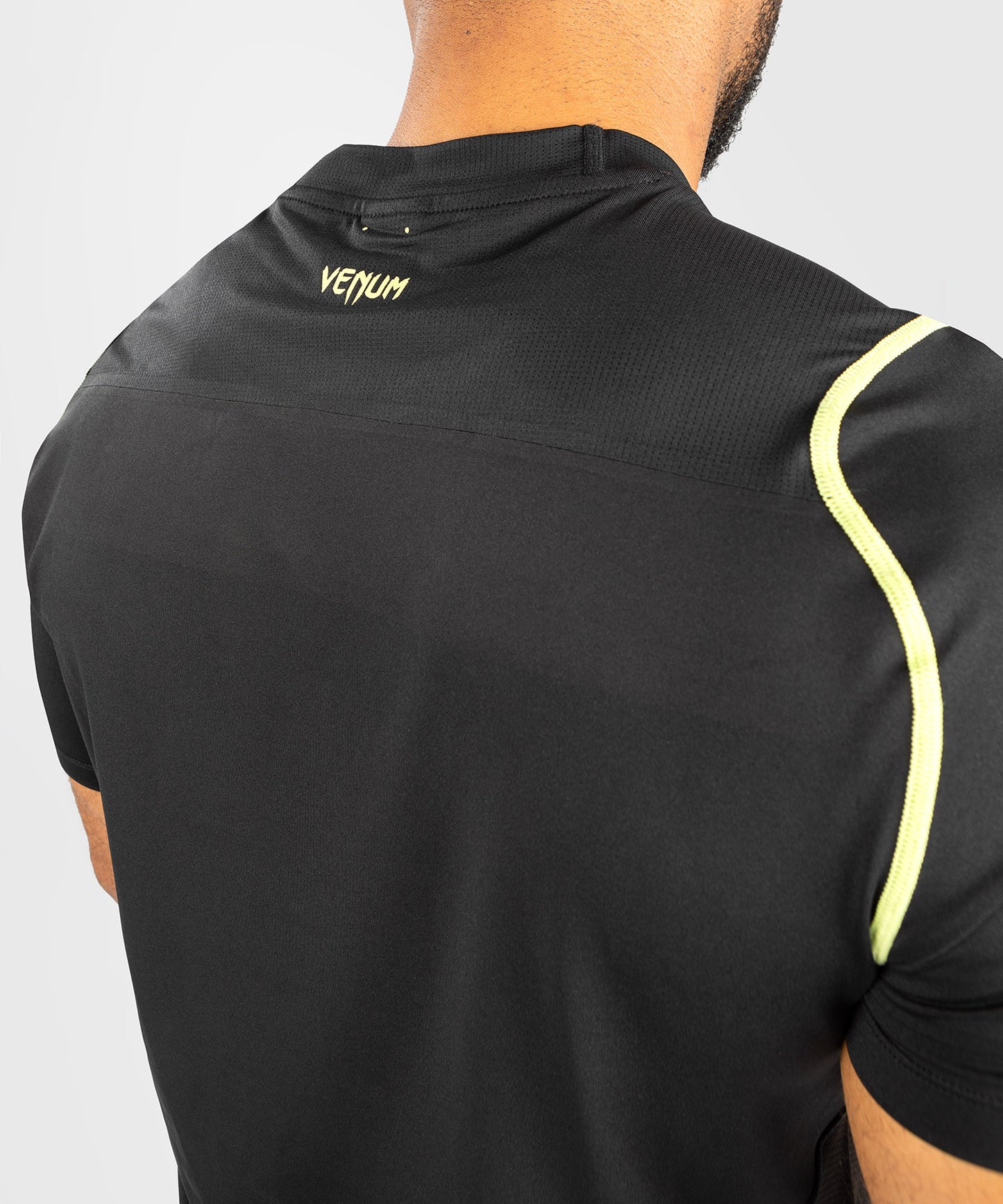 Venum Fusion 2.0  Heren Dry Tech T-Shirt - Zwart/Geel