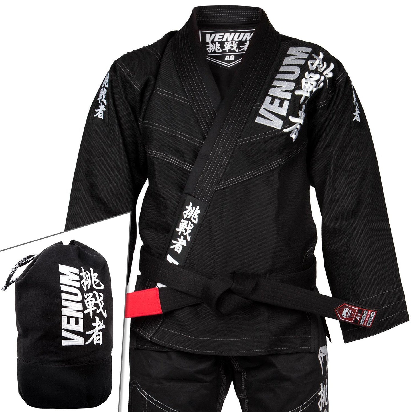 Venum Challenger 4.0 BJJ Gi - (inclusief tas) - Zwart