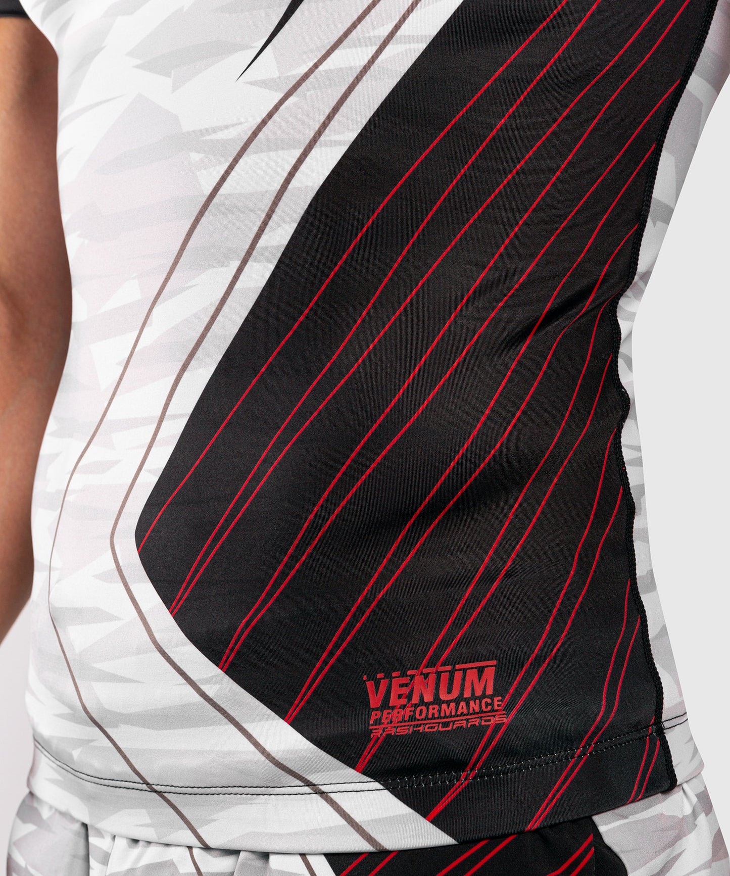 Venum Contender 5.0 Rashguard - Korte mouwen - Wit/Camouflage